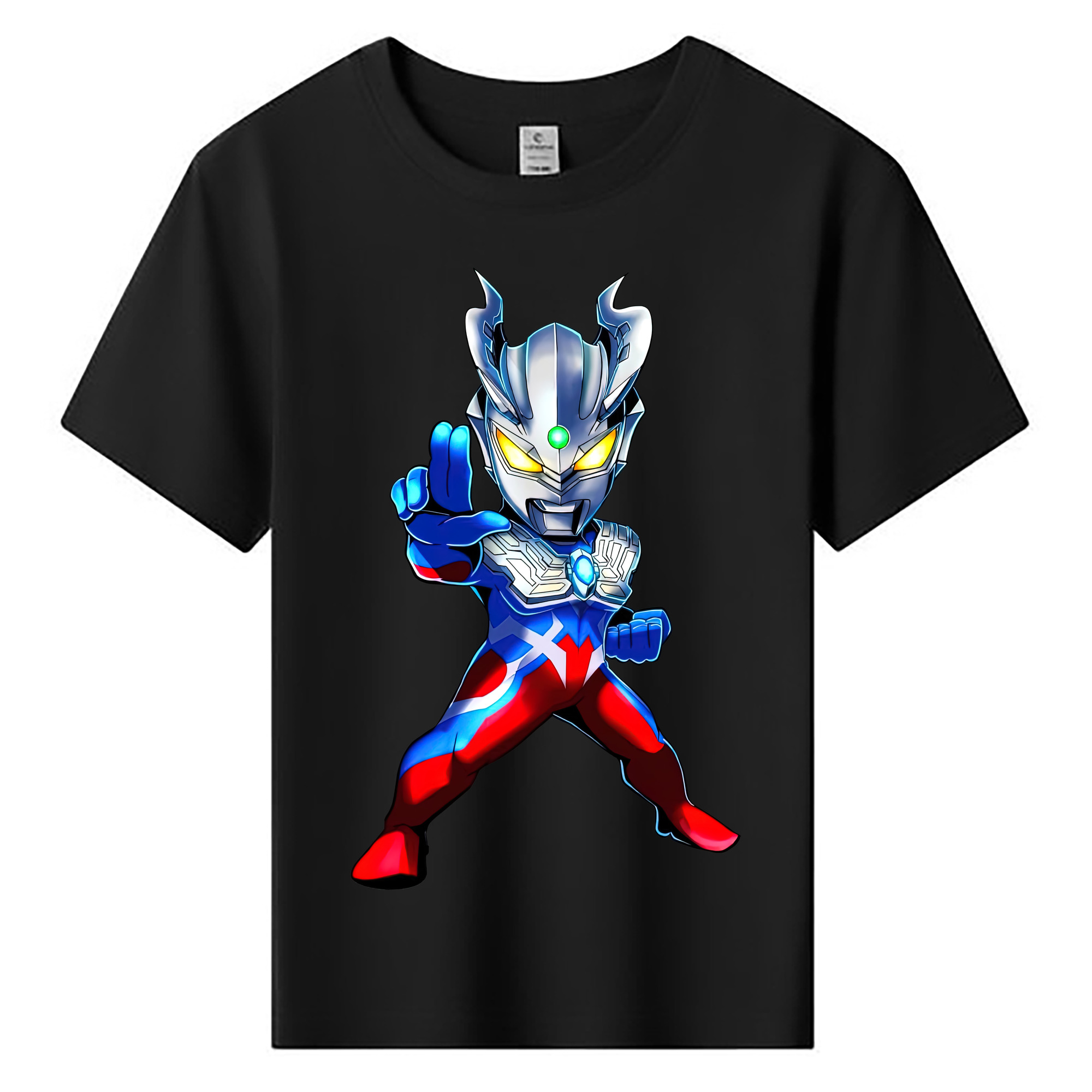 （画像用） ウルトラマン Ultraman 綿100％キッズTシャツ（フロントプリント）