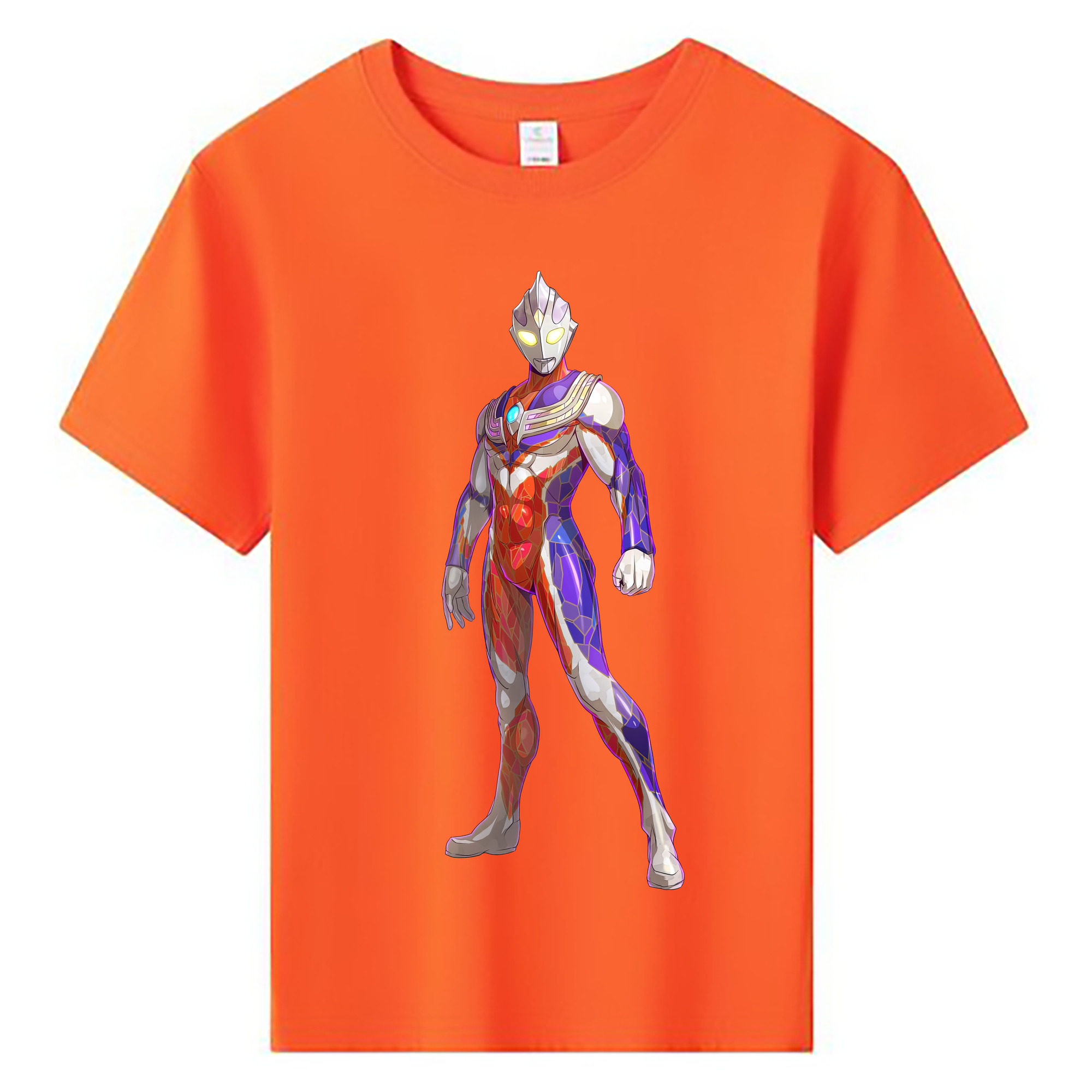 （画像用） ウルトラマン Ultraman 綿100％キッズTシャツ（フロントプリント）