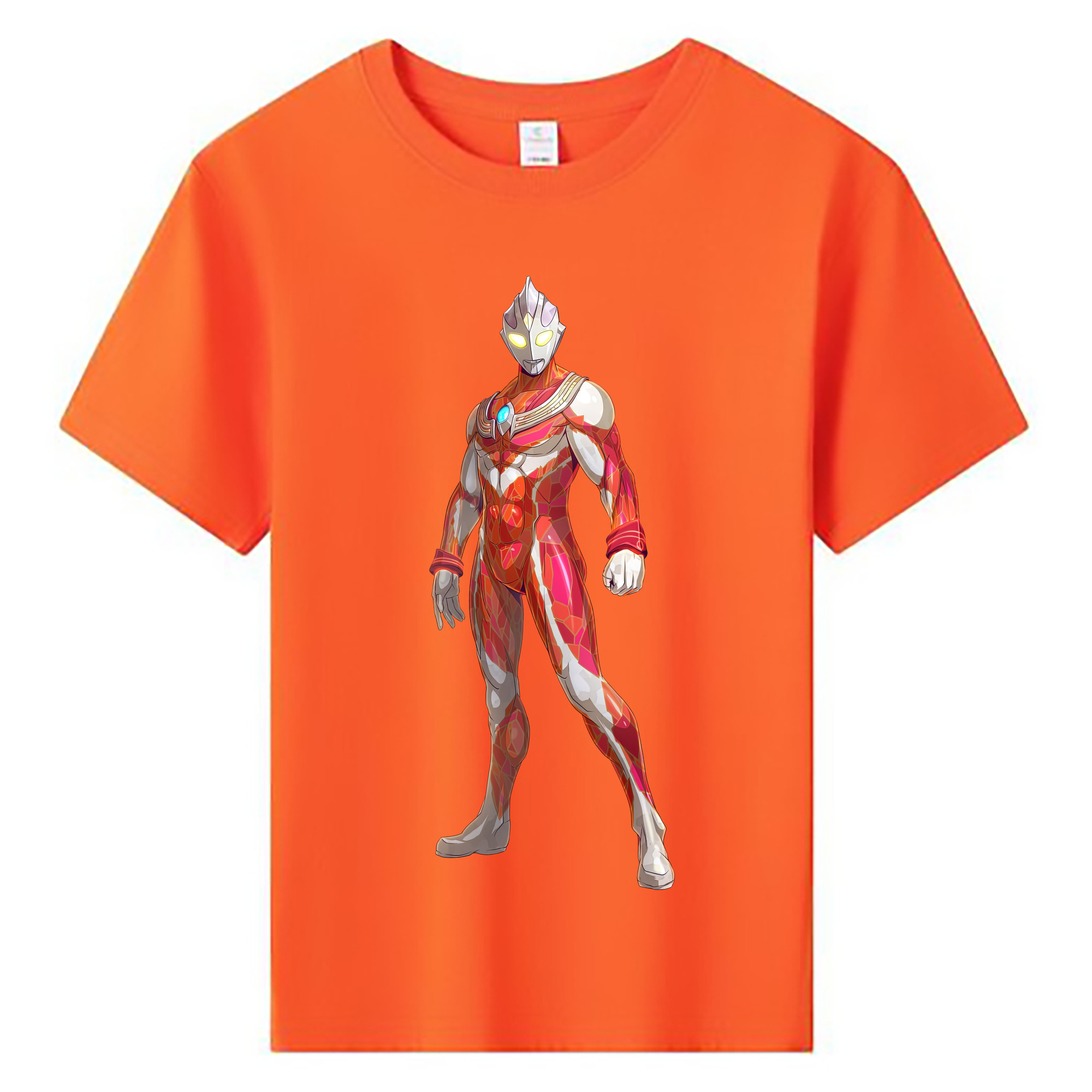 （画像用） ウルトラマン Ultraman 綿100％キッズTシャツ（フロントプリント）