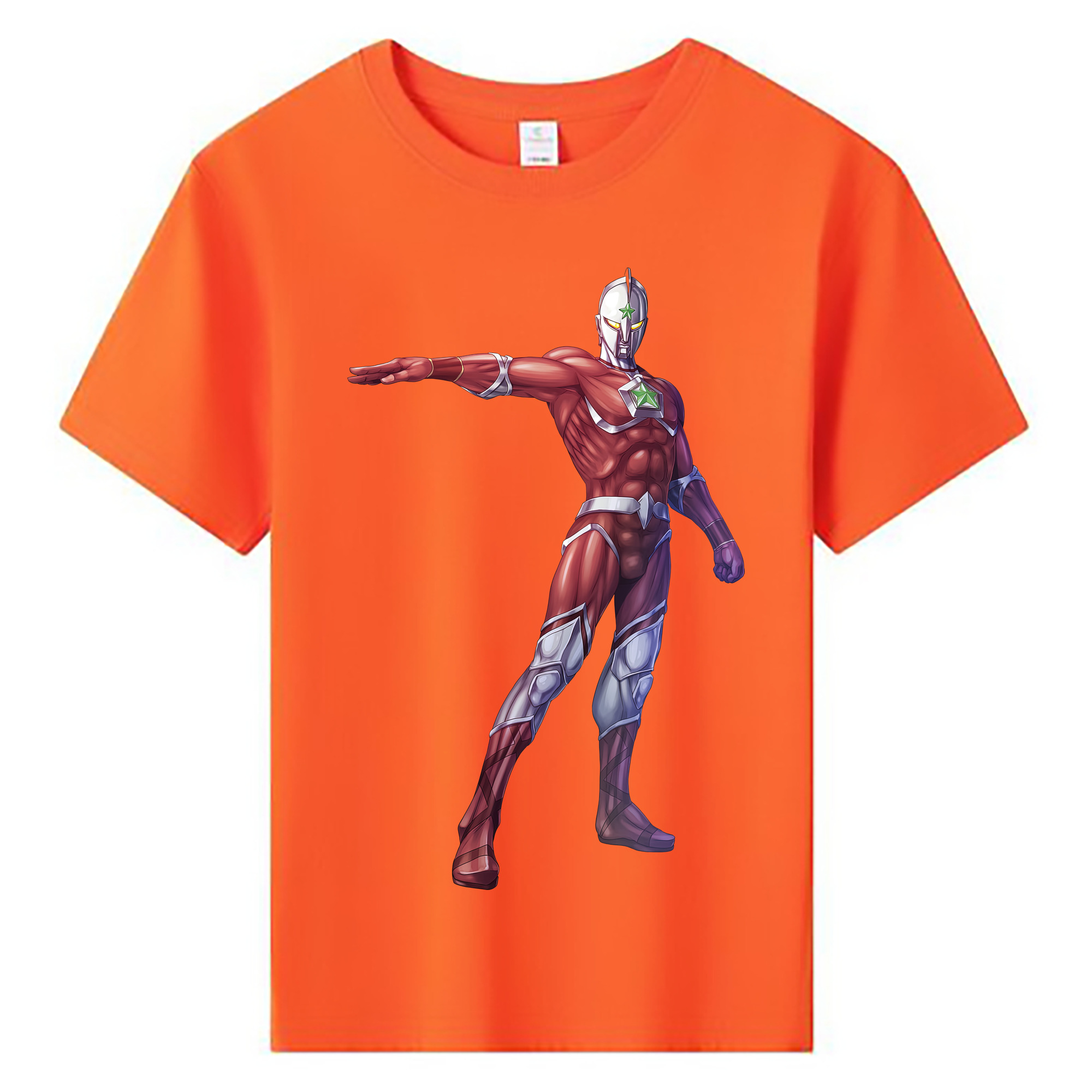 （画像用） ウルトラマン Ultraman 綿100％キッズTシャツ（フロントプリント）