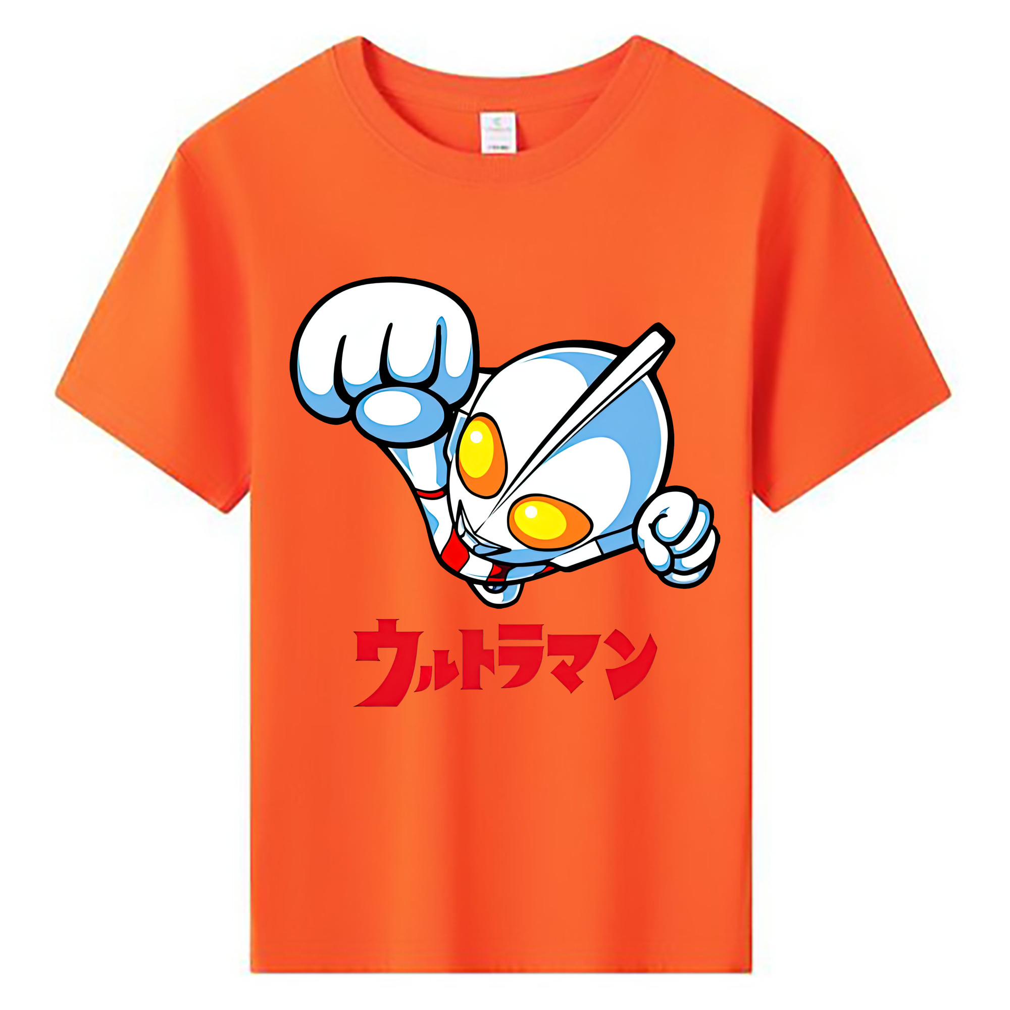 （画像用） ウルトラマン Ultraman 綿100％キッズTシャツ（フロントプリント）