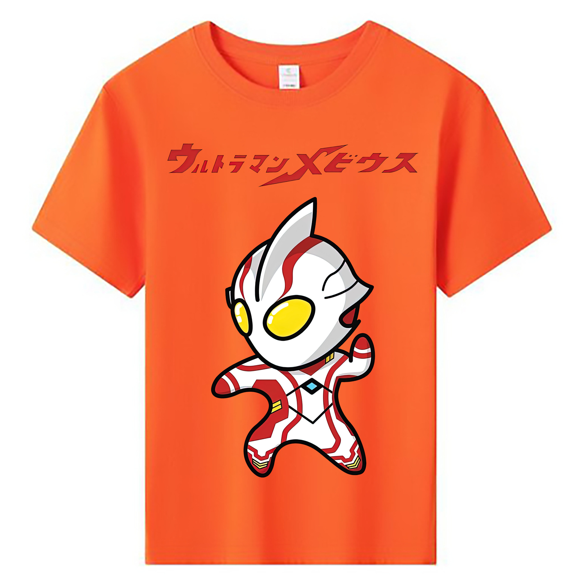 （画像用） ウルトラマン Ultraman 綿100％キッズTシャツ（フロントプリント）