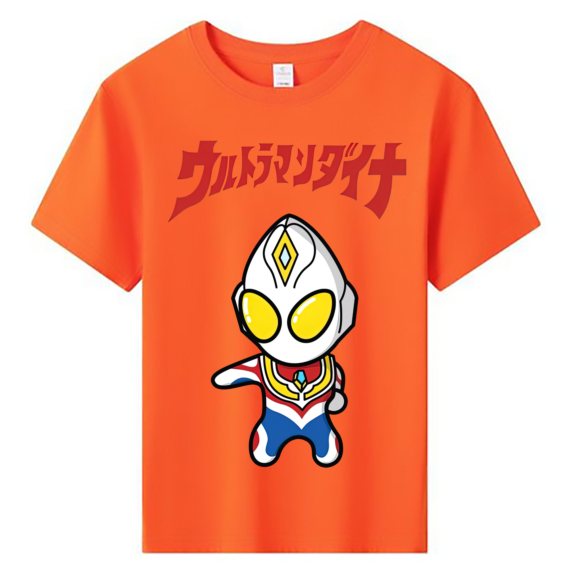 （画像用） ウルトラマン Ultraman 綿100％キッズTシャツ（フロントプリント）