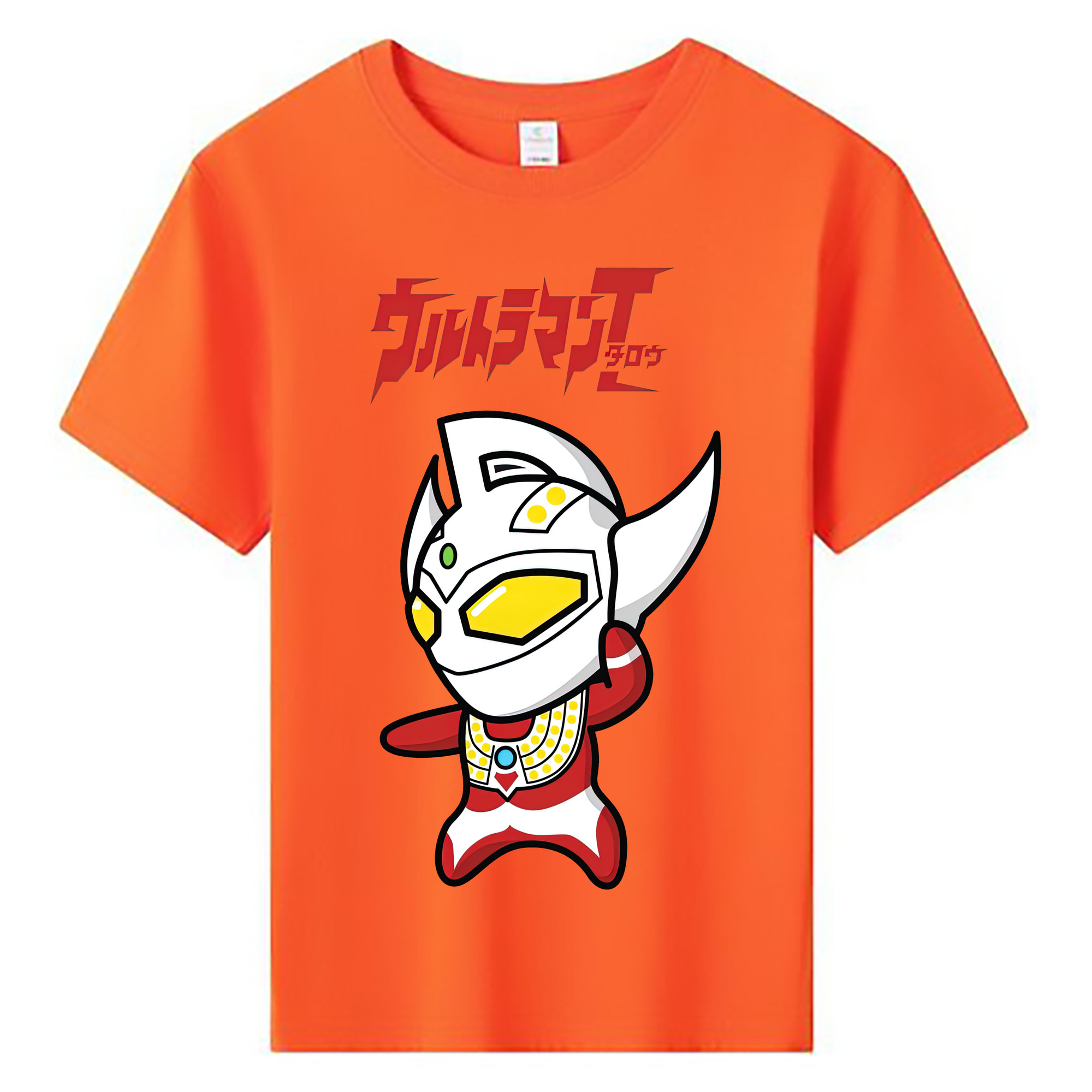 （画像用） ウルトラマン Ultraman 綿100％キッズTシャツ（フロントプリント）