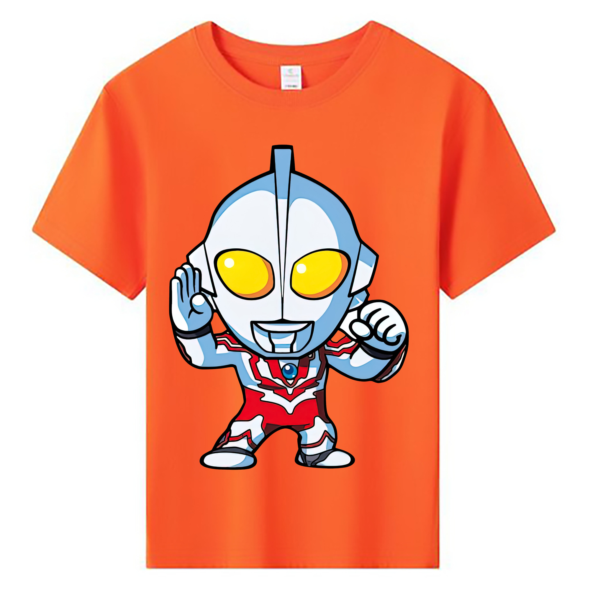 （画像用） ウルトラマン Ultraman 綿100％キッズTシャツ（フロントプリント）