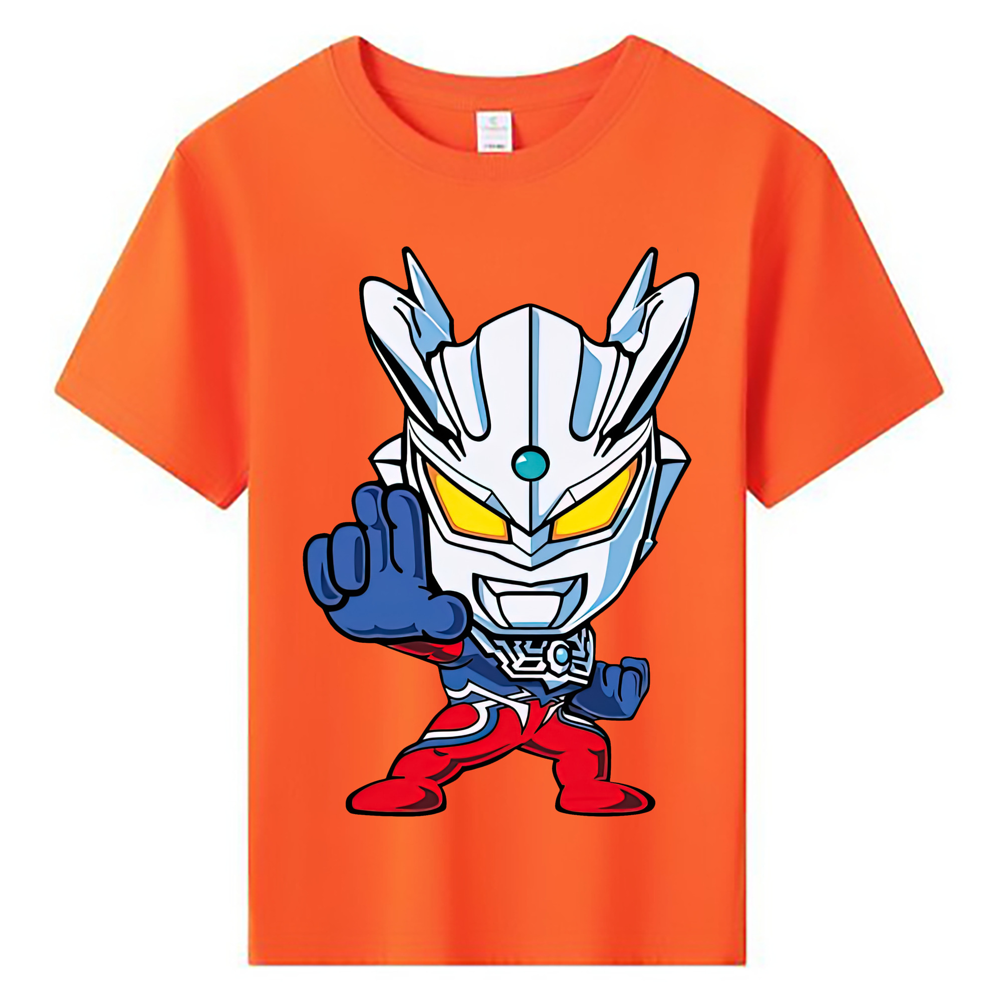 （画像用） ウルトラマン Ultraman 綿100％キッズTシャツ（フロントプリント）