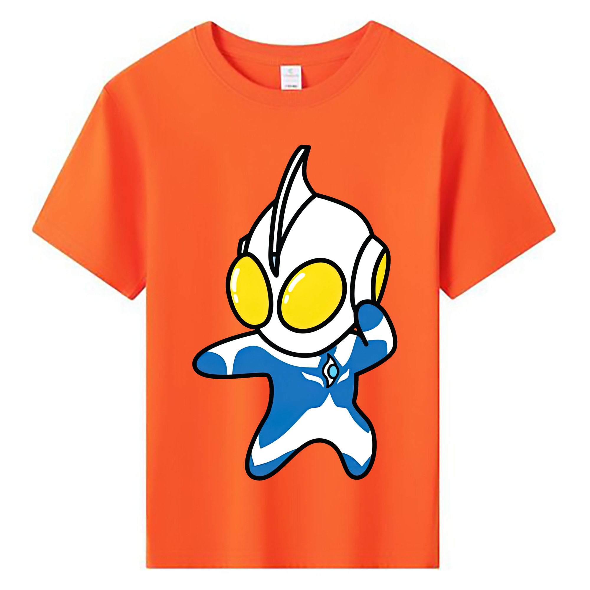 （画像用） ウルトラマン Ultraman 綿100％キッズTシャツ（フロントプリント）