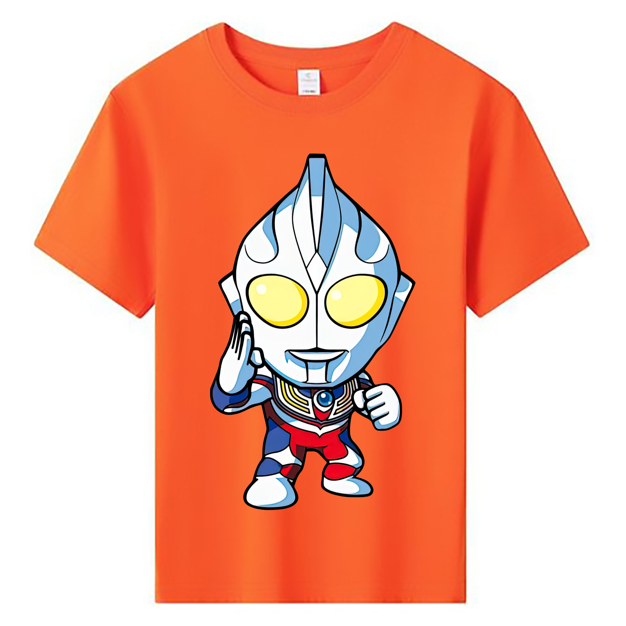 （画像用） ウルトラマン Ultraman 綿100％キッズTシャツ（フロントプリント）
