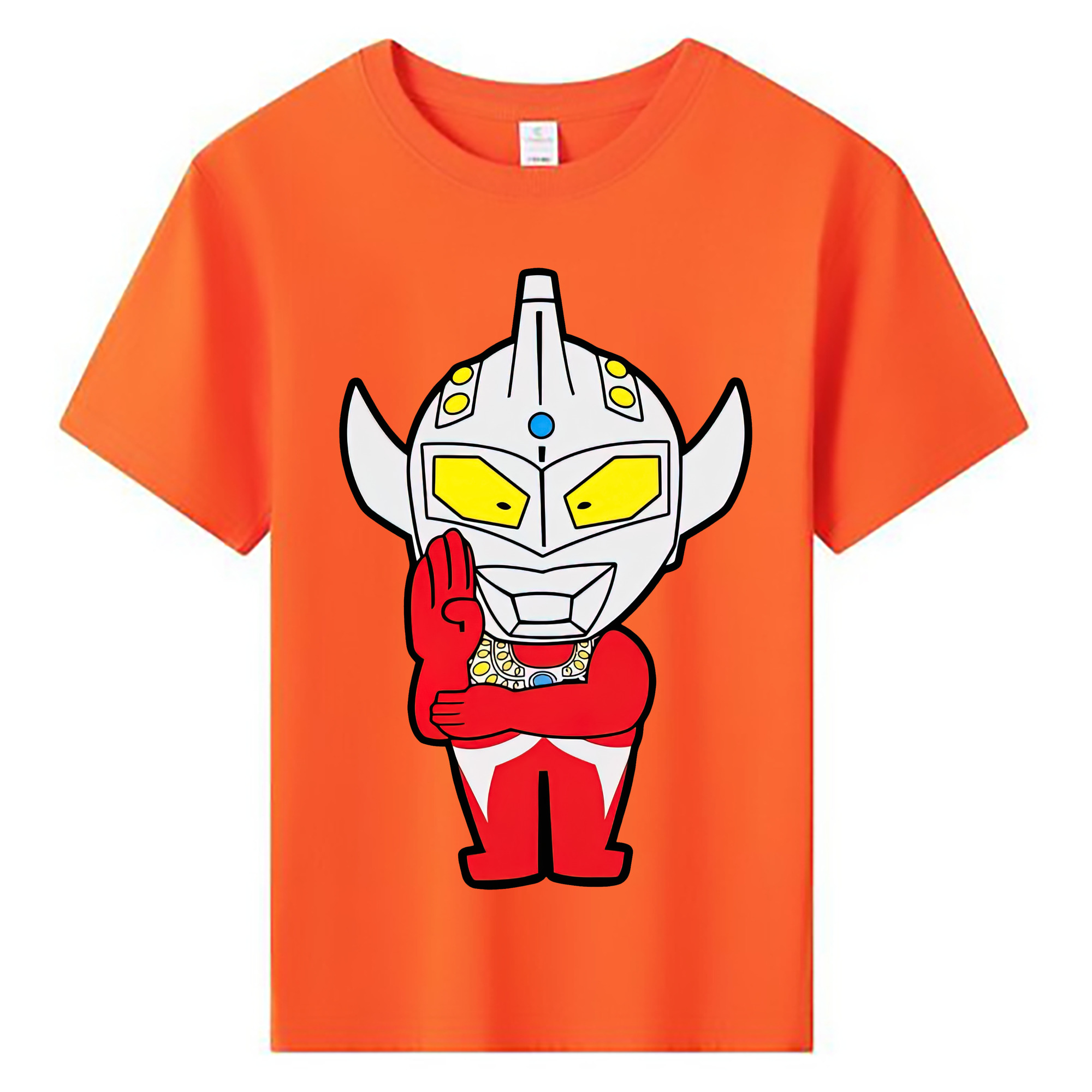 （画像用） ウルトラマン Ultraman 綿100％キッズTシャツ（フロントプリント）
