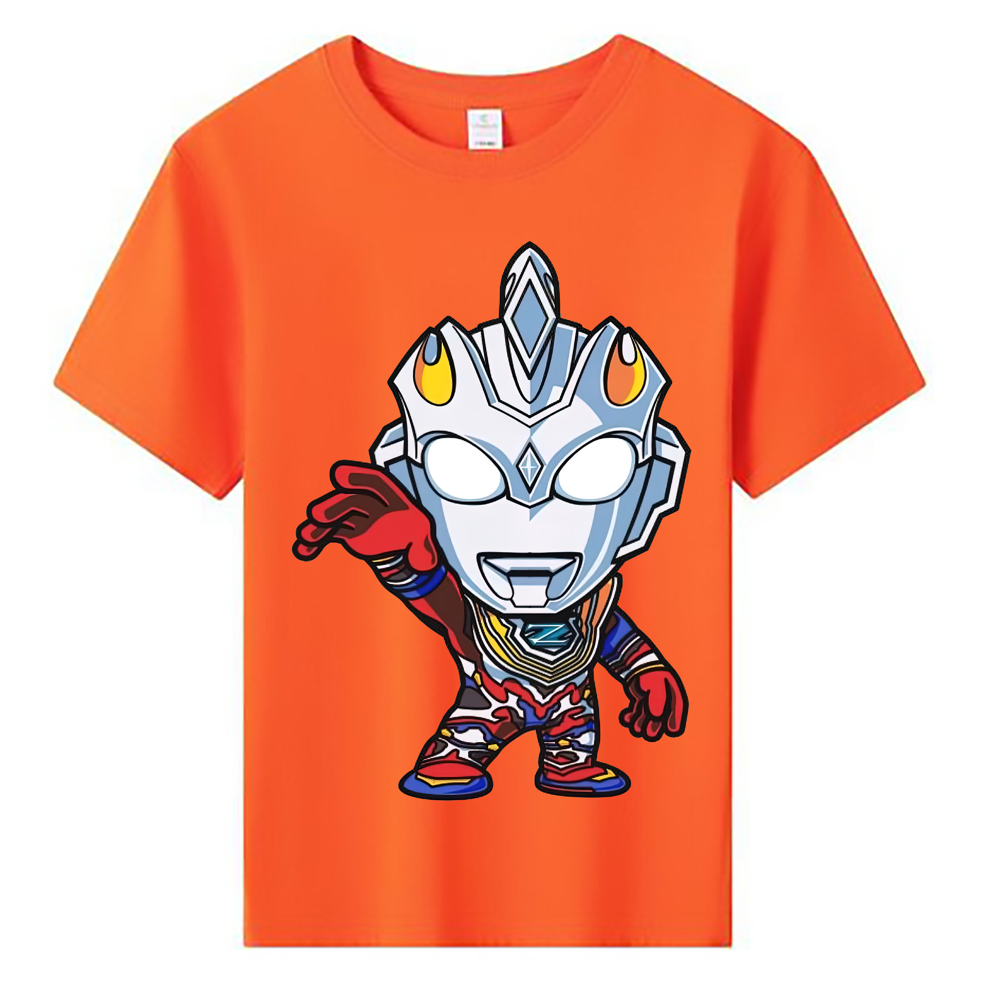 （画像用） ウルトラマン Ultraman 綿100％キッズTシャツ（フロントプリント）