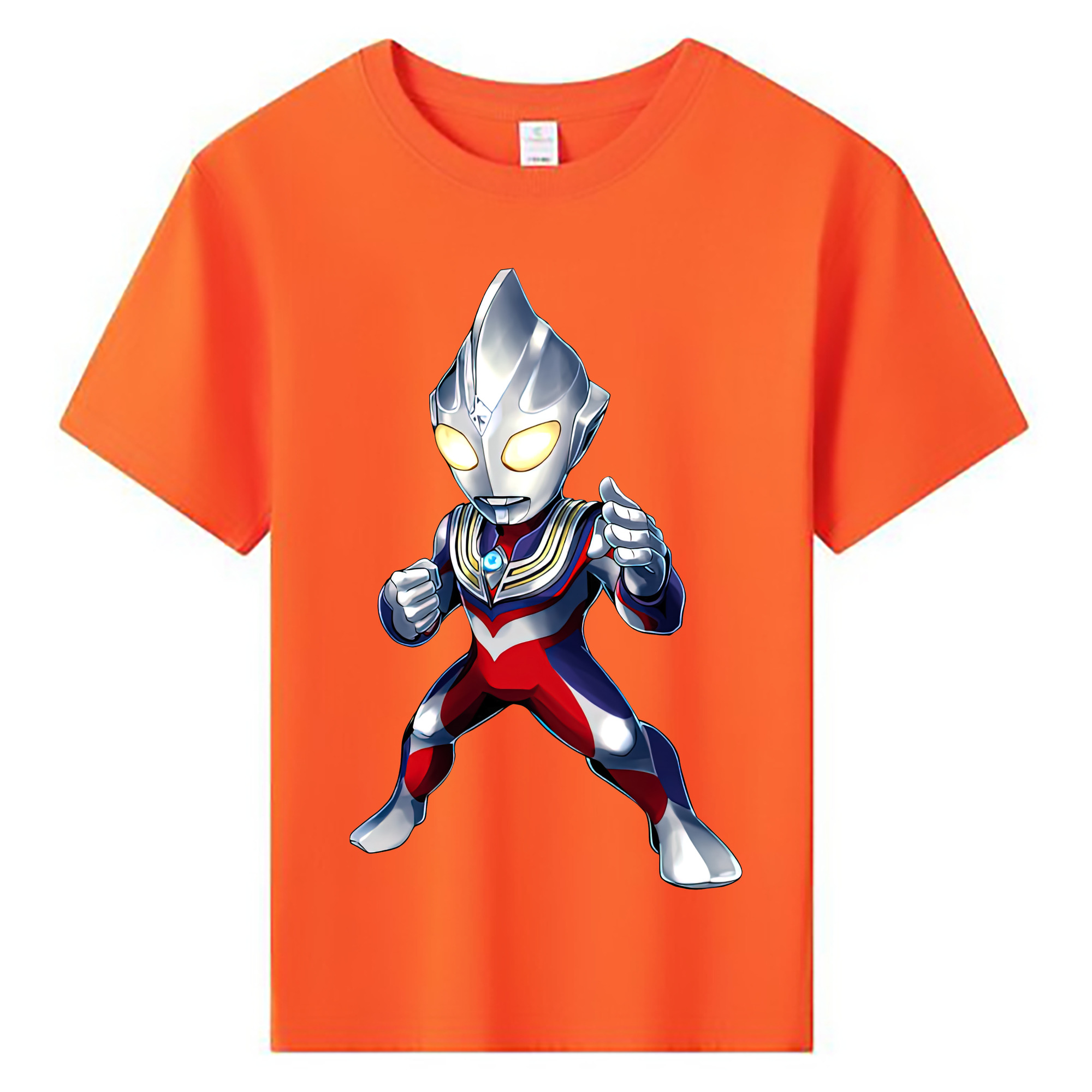 （画像用） ウルトラマン Ultraman 綿100％キッズTシャツ（フロントプリント）