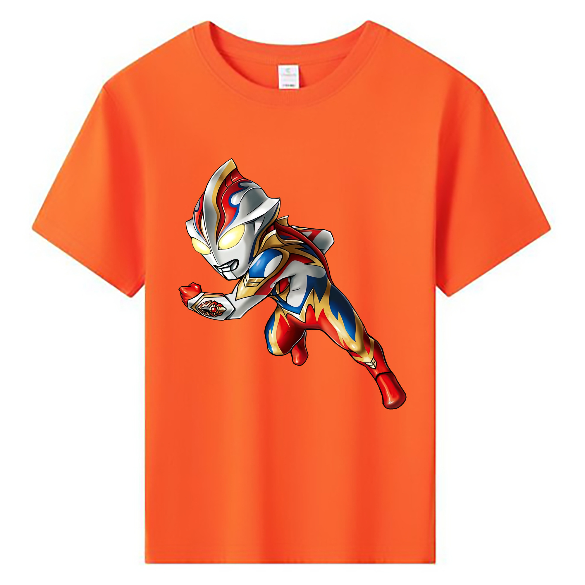 （画像用） ウルトラマン Ultraman 綿100％キッズTシャツ（フロントプリント）