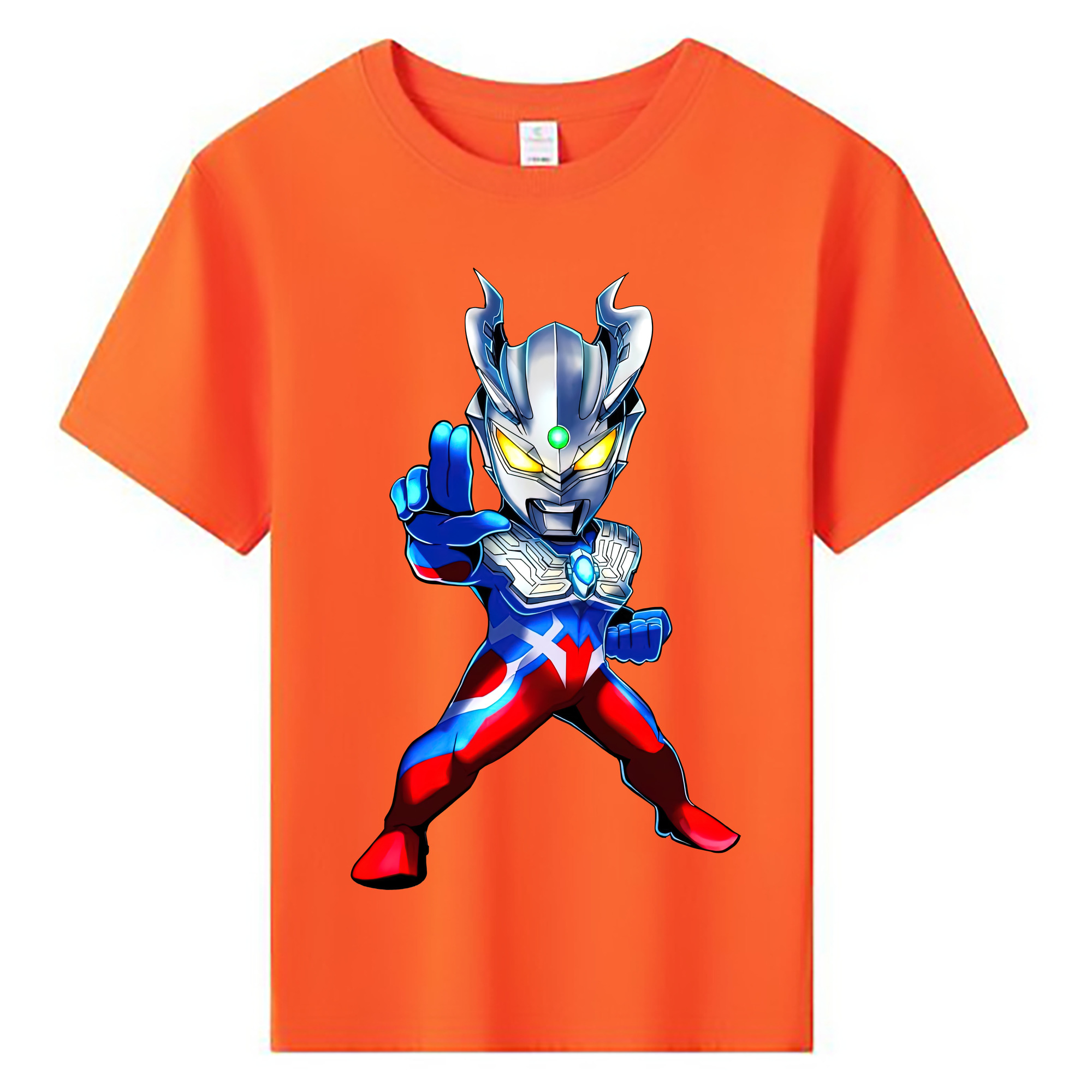 （画像用） ウルトラマン Ultraman 綿100％キッズTシャツ（フロントプリント）