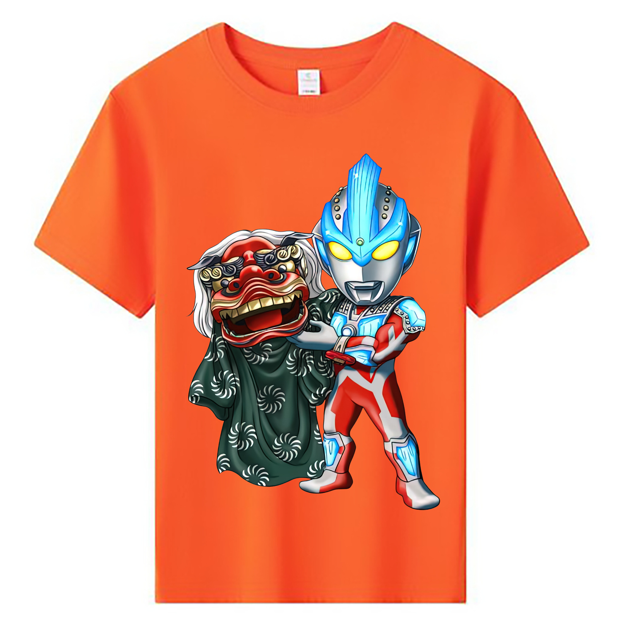 （画像用） ウルトラマン Ultraman 綿100％キッズTシャツ（フロントプリント）