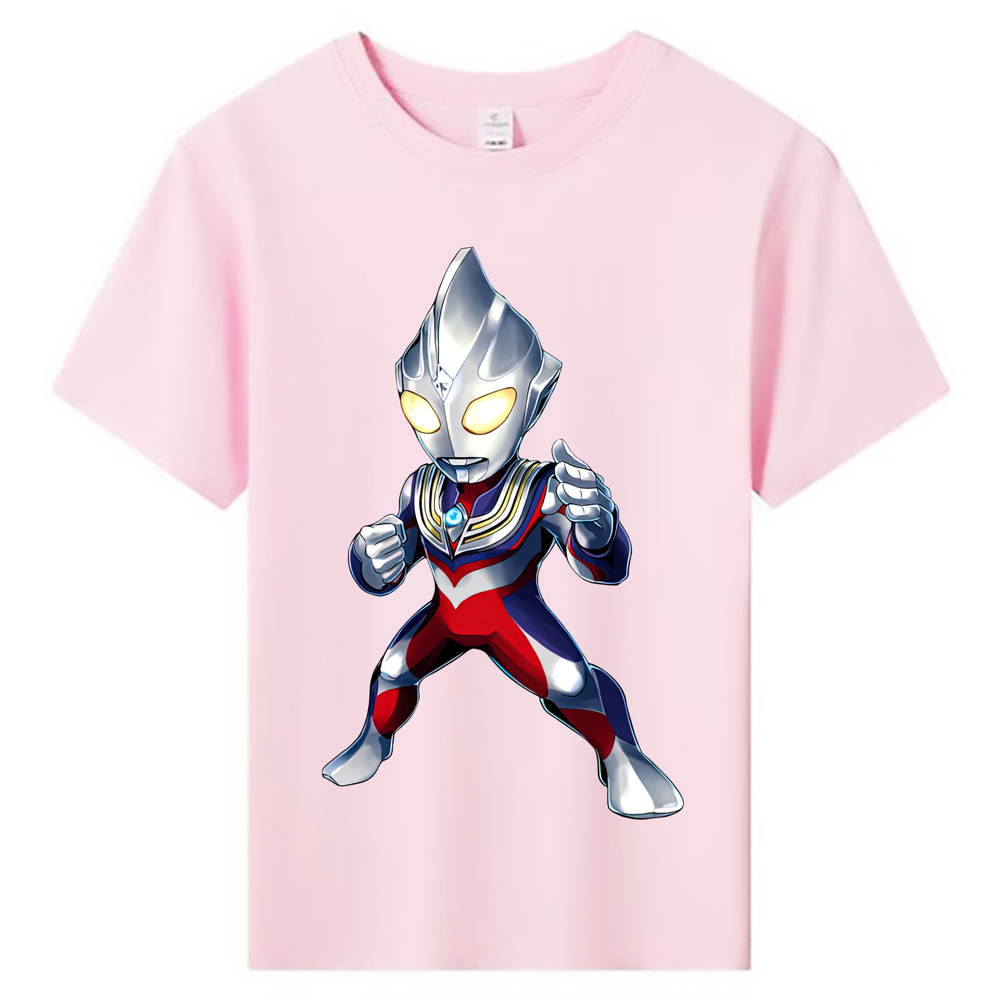 （画像用） ウルトラマン Ultraman 綿100％キッズTシャツ（フロントプリント）