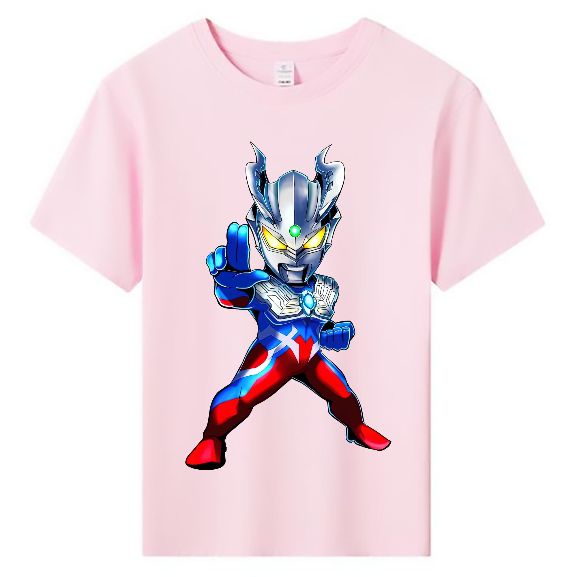 （画像用） ウルトラマン Ultraman 綿100％キッズTシャツ（フロントプリント）