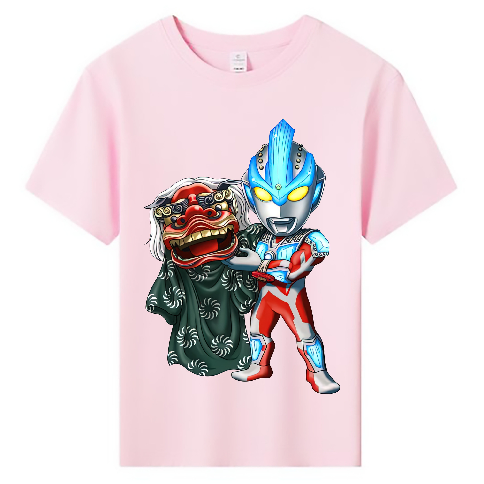 （画像用） ウルトラマン Ultraman 綿100％キッズTシャツ（フロントプリント）