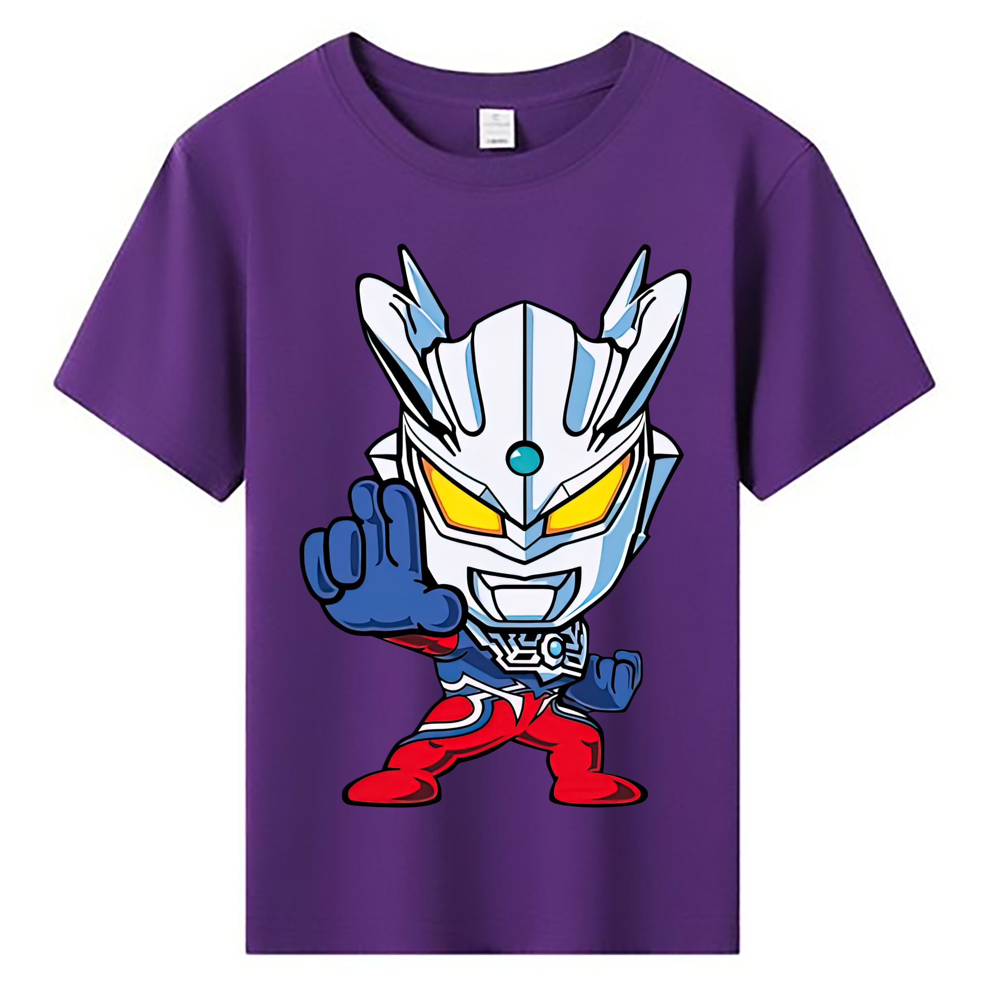 （画像用） ウルトラマン Ultraman 綿100％キッズTシャツ（フロントプリント）