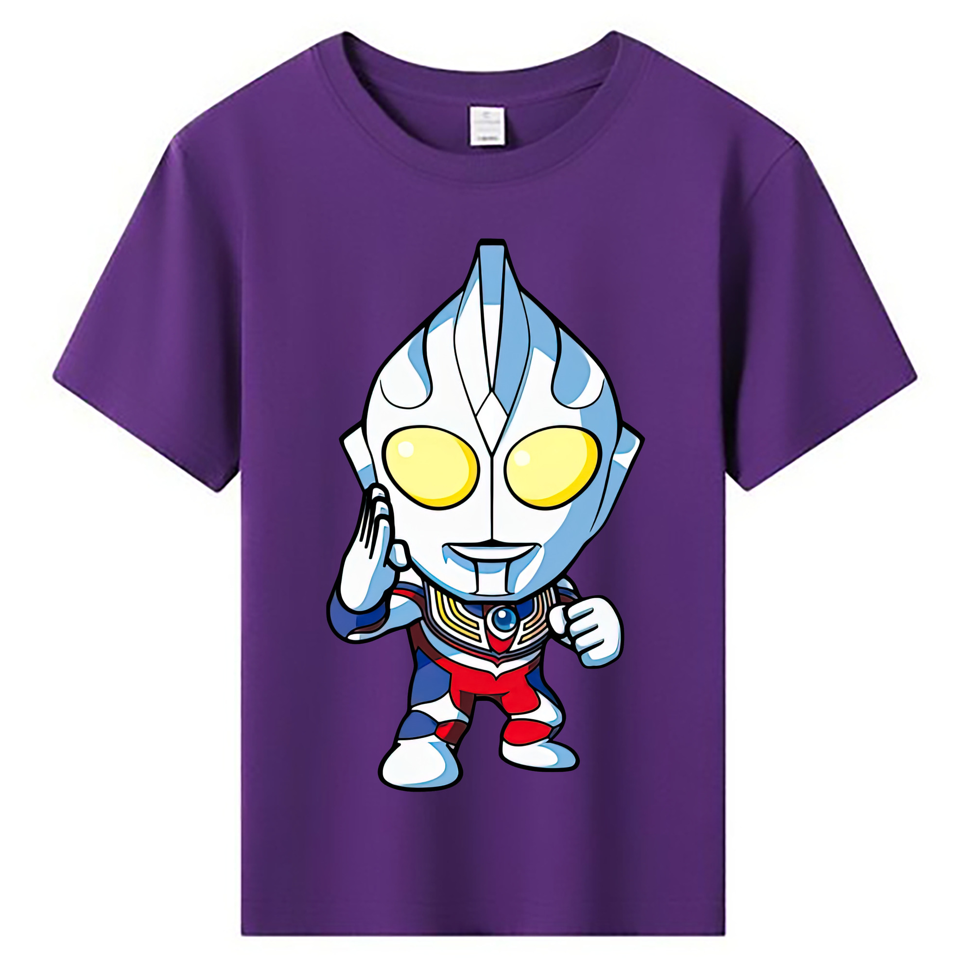（画像用） ウルトラマン Ultraman 綿100％キッズTシャツ（フロントプリント）