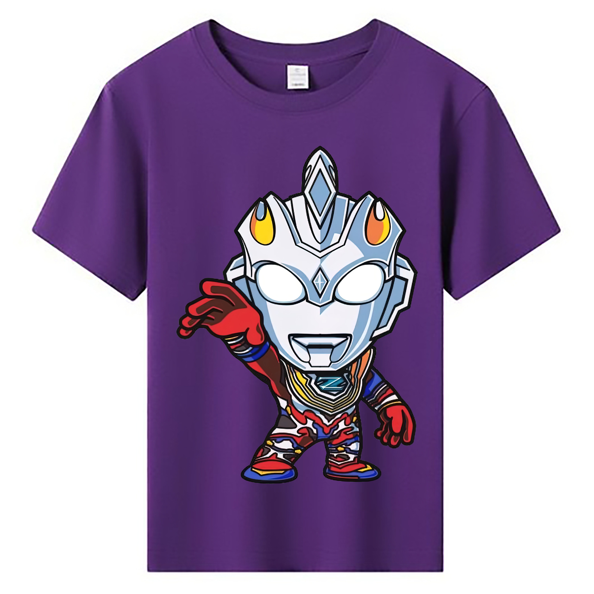 （画像用） ウルトラマン Ultraman 綿100％キッズTシャツ（フロントプリント）
