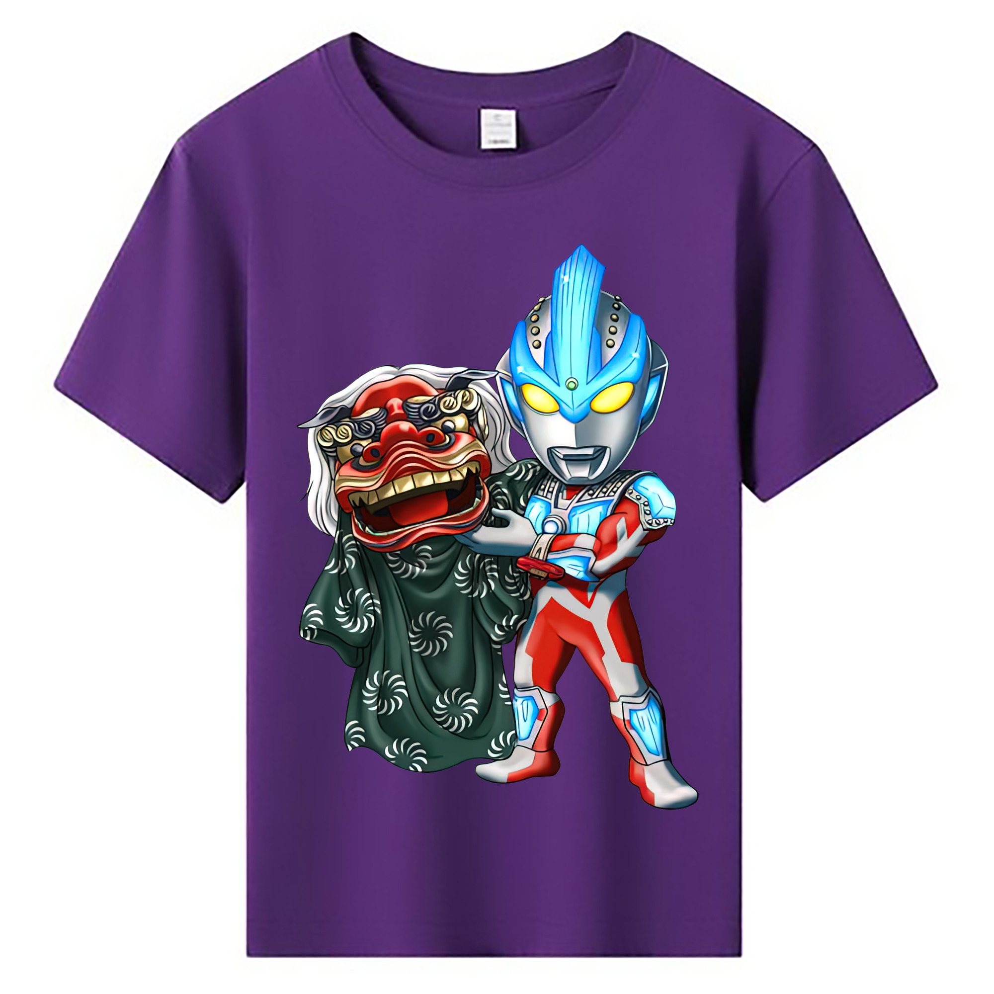 （画像用） ウルトラマン Ultraman 綿100％キッズTシャツ（フロントプリント）