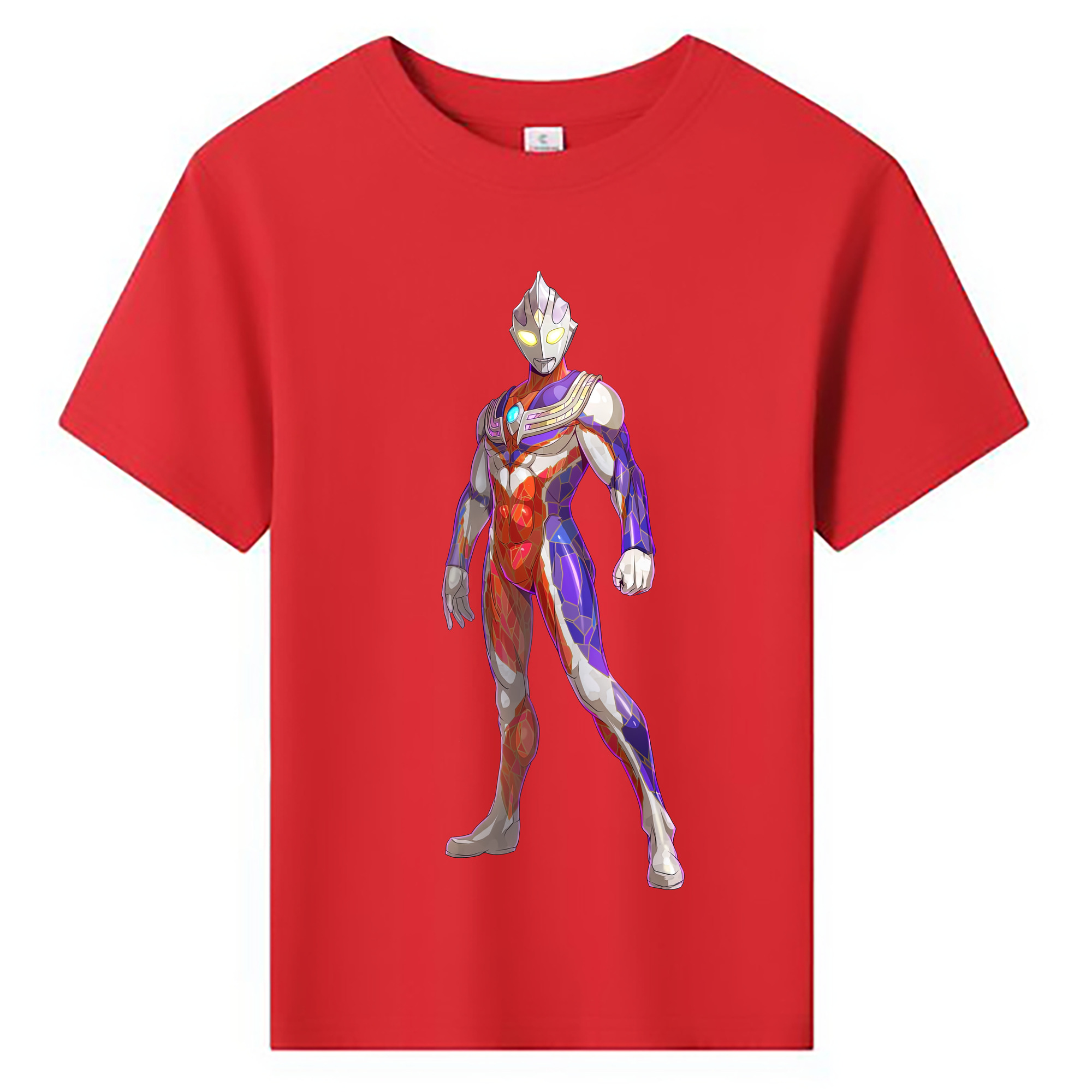（画像用） ウルトラマン Ultraman 綿100％キッズTシャツ（フロントプリント）