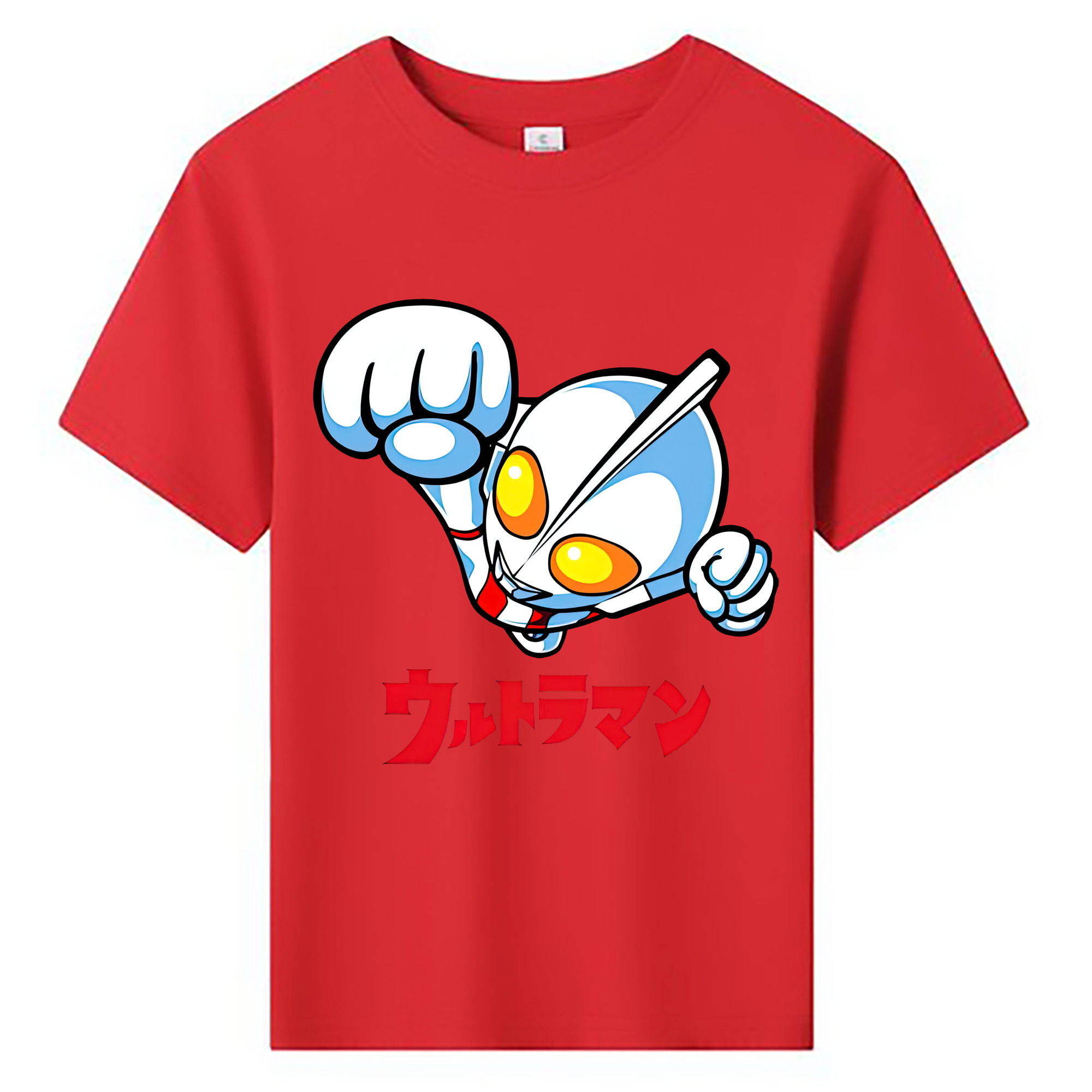 （画像用） ウルトラマン Ultraman 綿100％キッズTシャツ（フロントプリント）