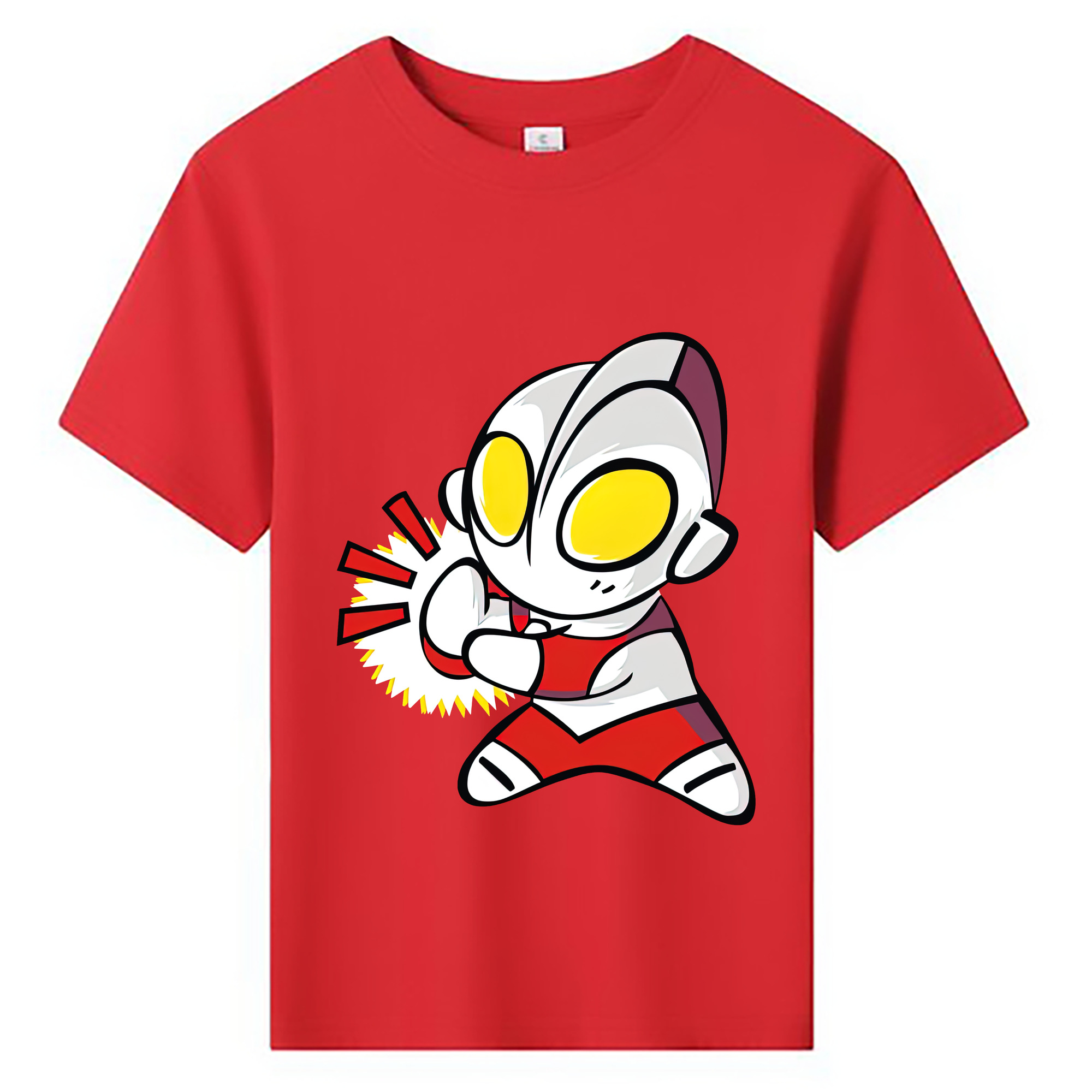 （画像用） ウルトラマン Ultraman 綿100％キッズTシャツ（フロントプリント）