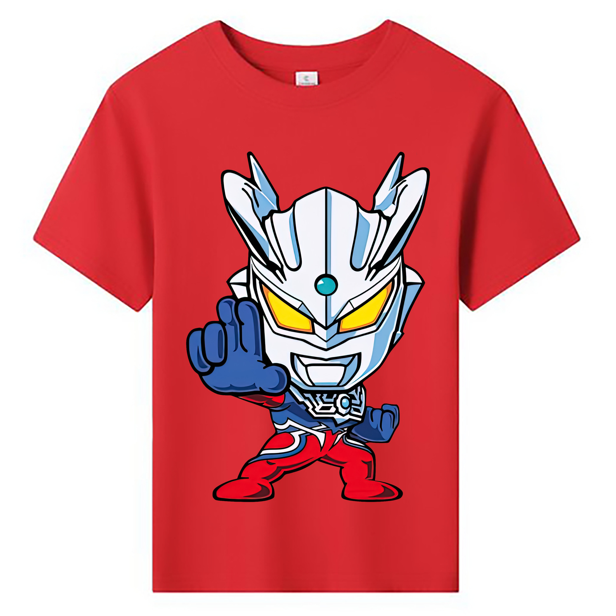 （画像用） ウルトラマン Ultraman 綿100％キッズTシャツ（フロントプリント）