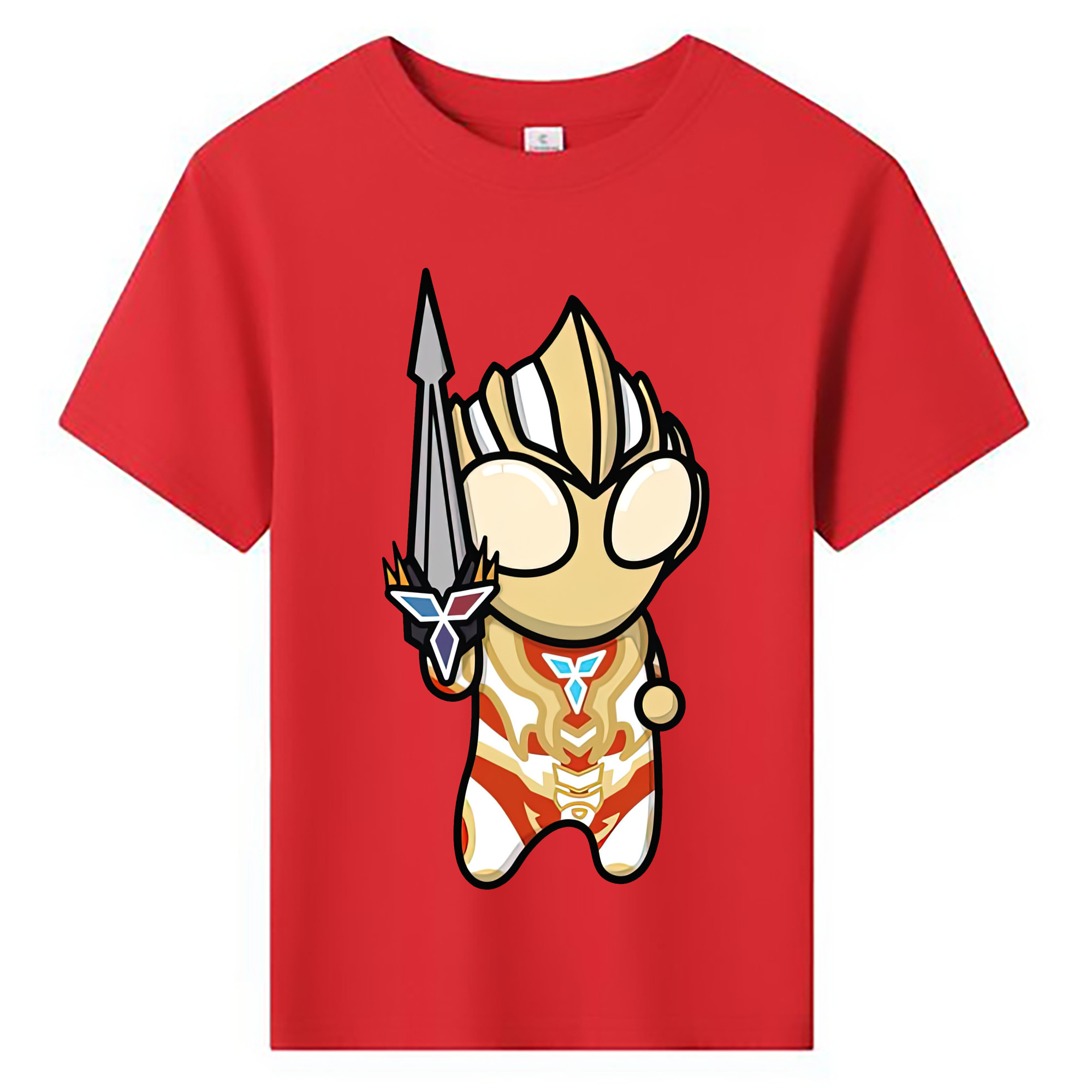（画像用） ウルトラマン Ultraman 綿100％キッズTシャツ（フロントプリント）