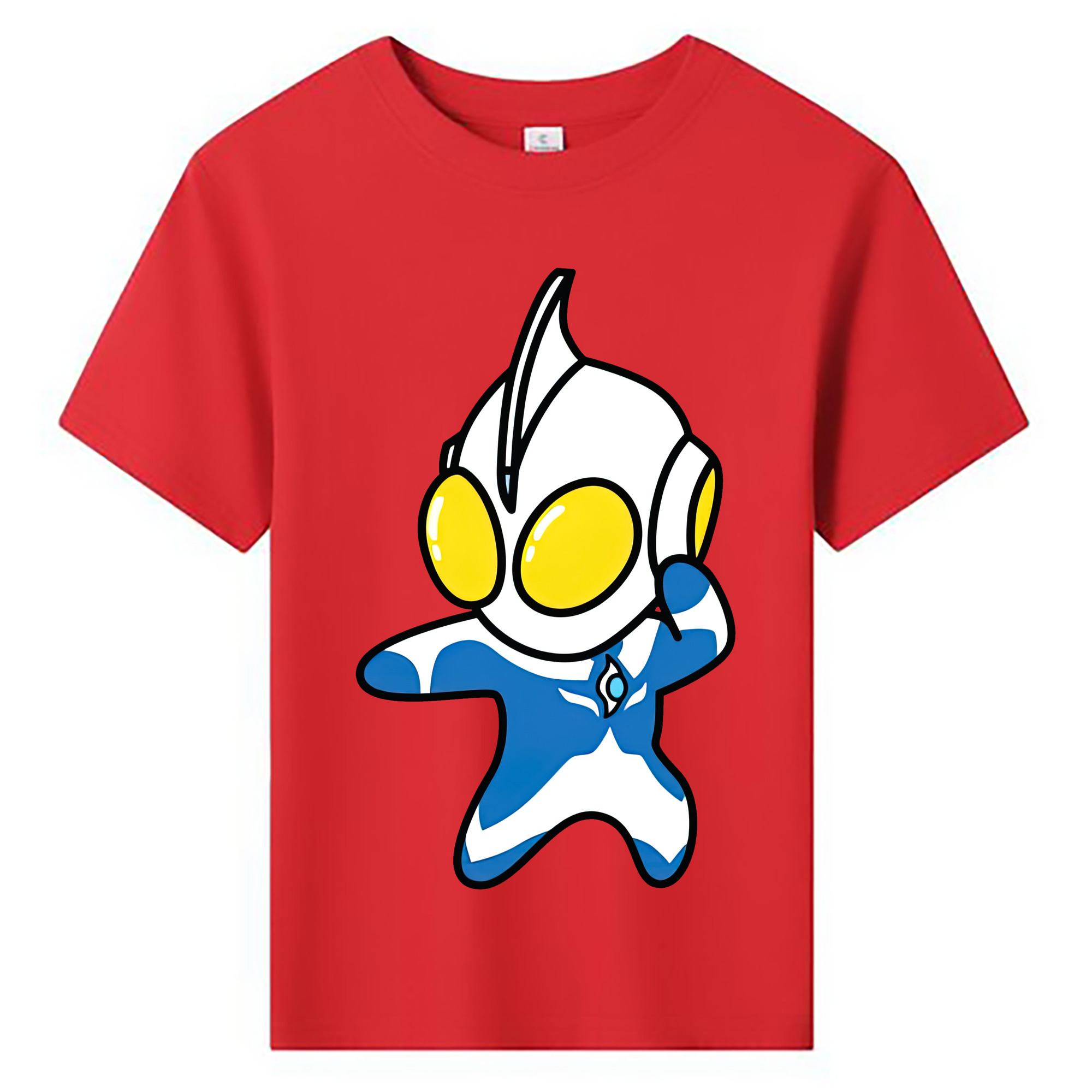 （画像用） ウルトラマン Ultraman 綿100％キッズTシャツ（フロントプリント）