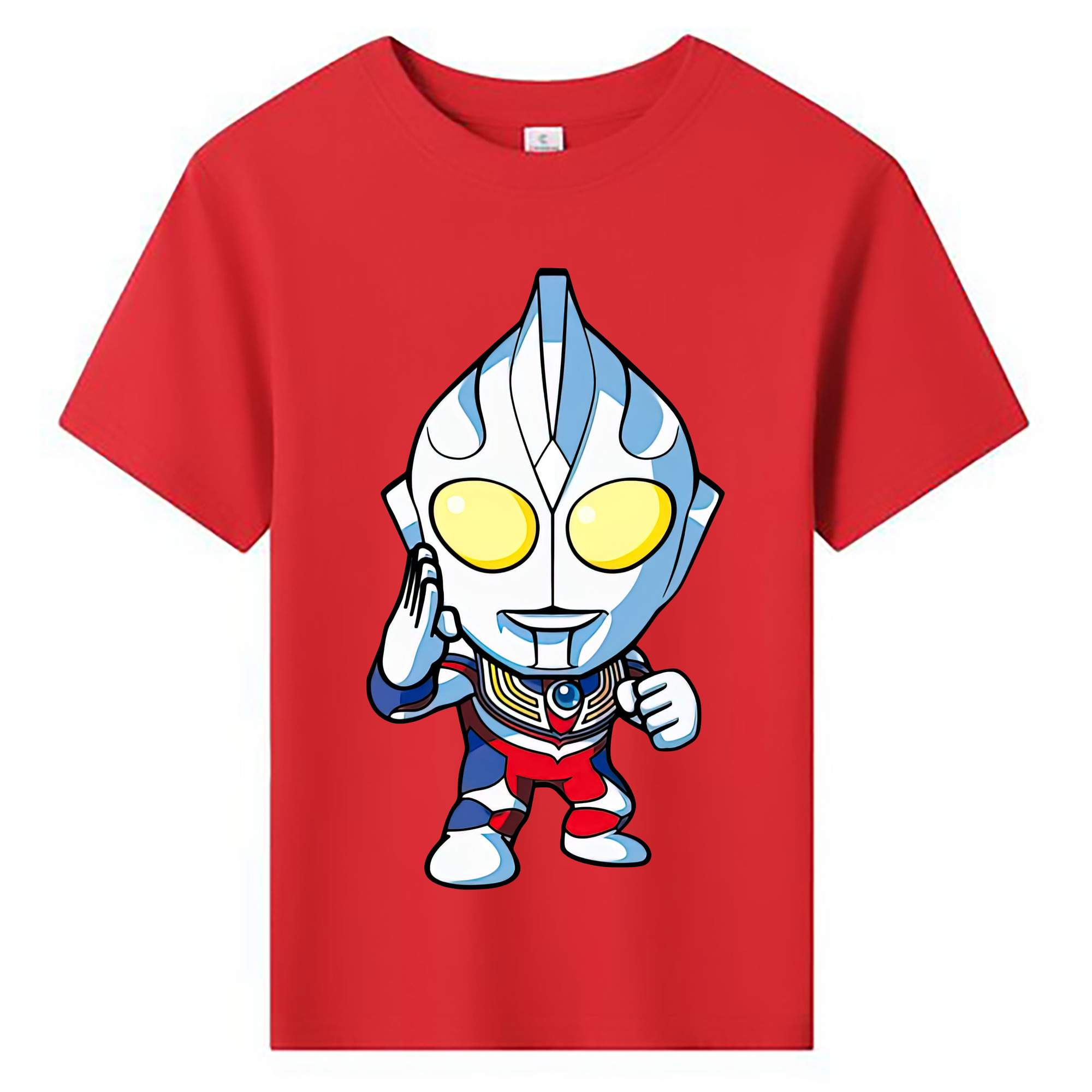（画像用） ウルトラマン Ultraman 綿100％キッズTシャツ（フロントプリント）