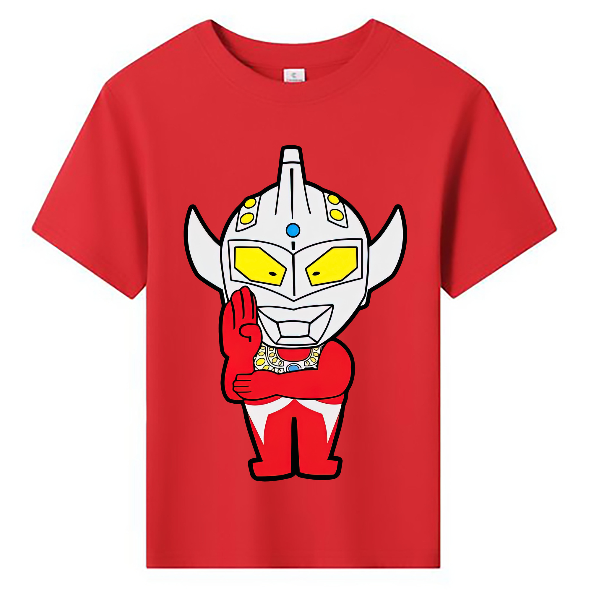 （画像用） ウルトラマン Ultraman 綿100％キッズTシャツ（フロントプリント）