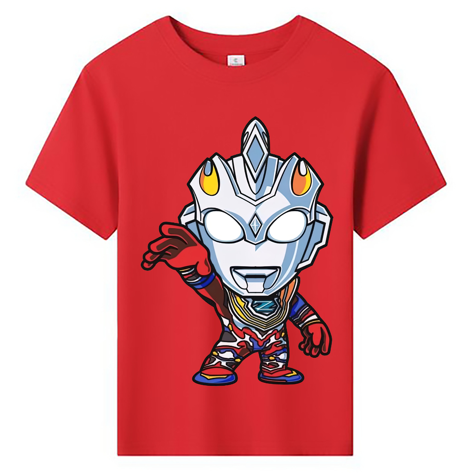 （画像用） ウルトラマン Ultraman 綿100％キッズTシャツ（フロントプリント）