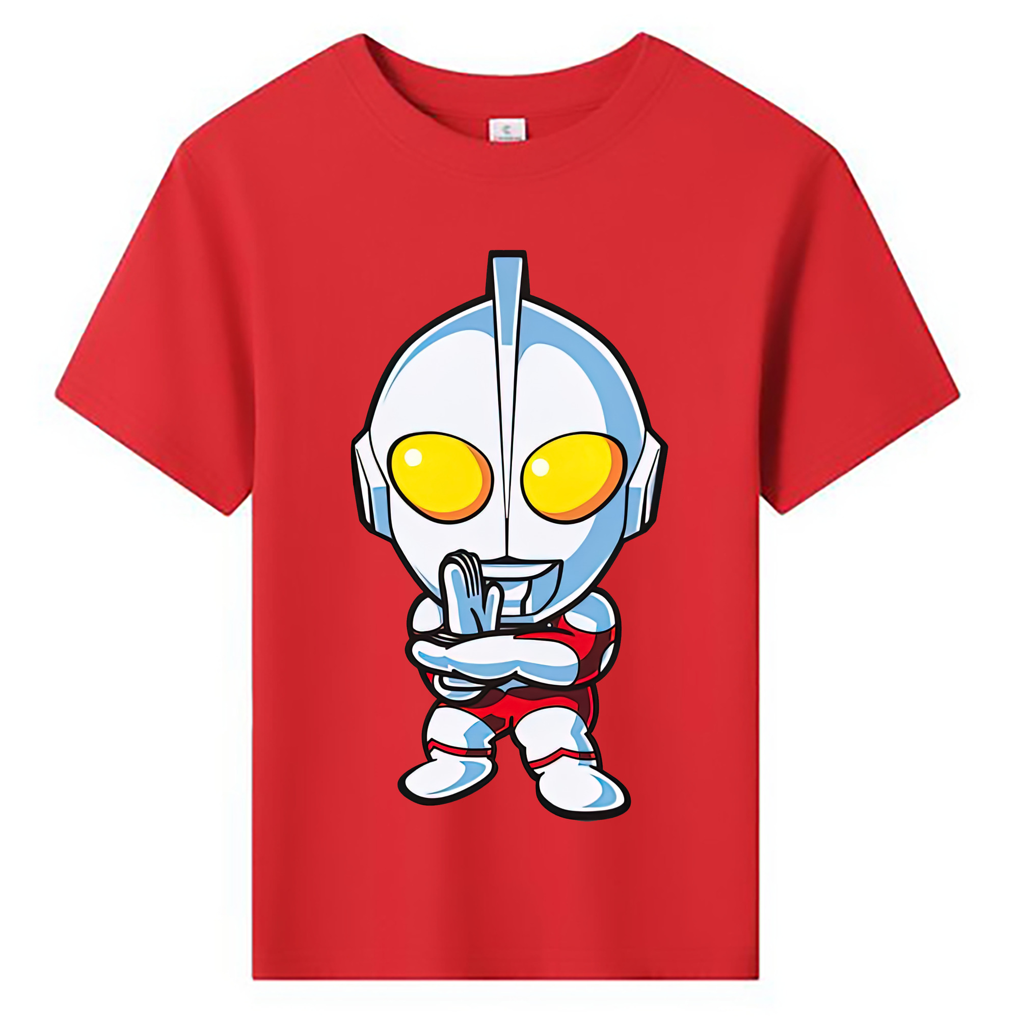 （画像用） ウルトラマン Ultraman 綿100％キッズTシャツ（フロントプリント）