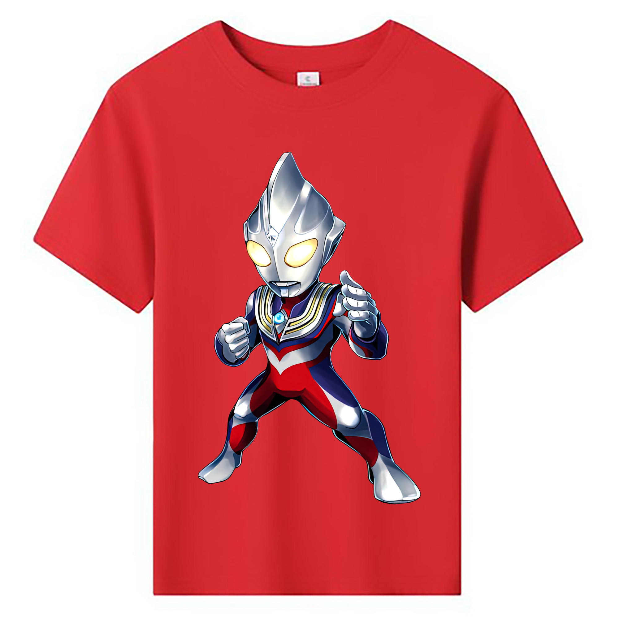 （画像用） ウルトラマン Ultraman 綿100％キッズTシャツ（フロントプリント）