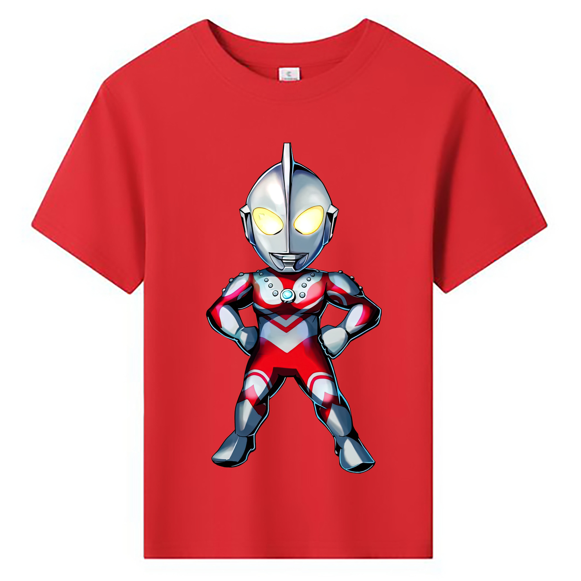 （画像用） ウルトラマン Ultraman 綿100％キッズTシャツ（フロントプリント）