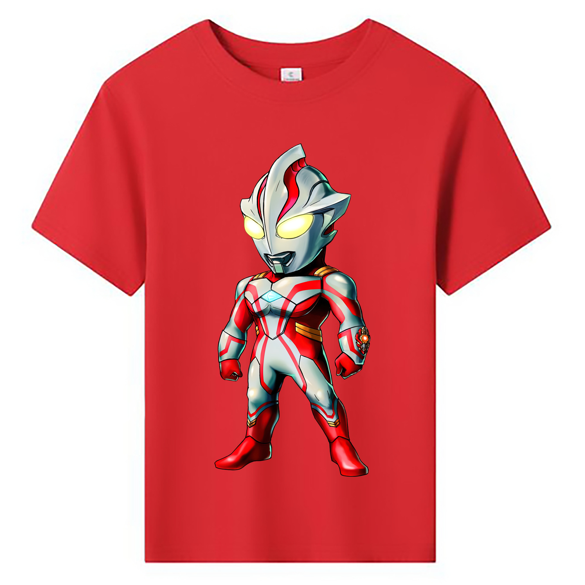 （画像用） ウルトラマン Ultraman 綿100％キッズTシャツ（フロントプリント）