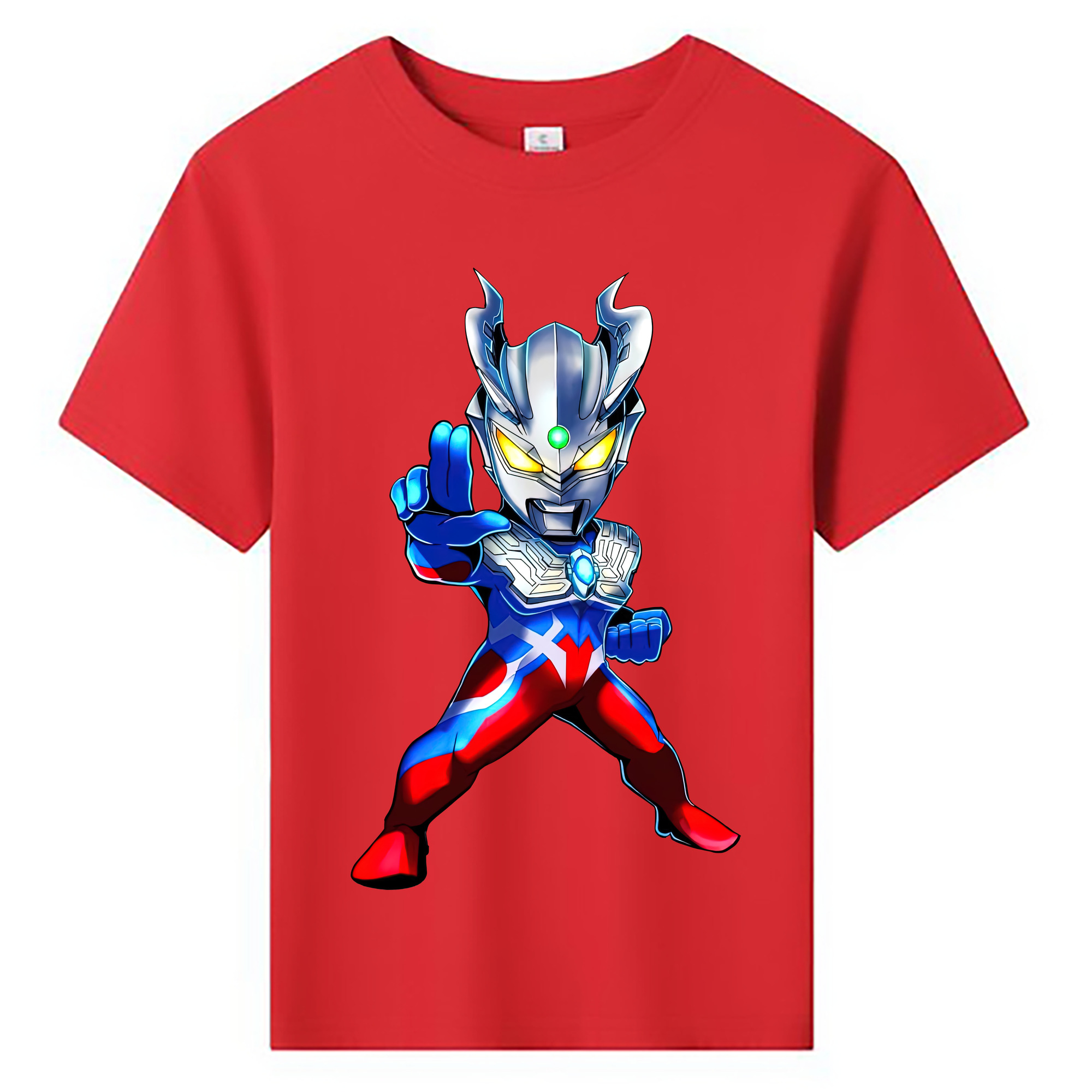 （画像用） ウルトラマン Ultraman 綿100％キッズTシャツ（フロントプリント）