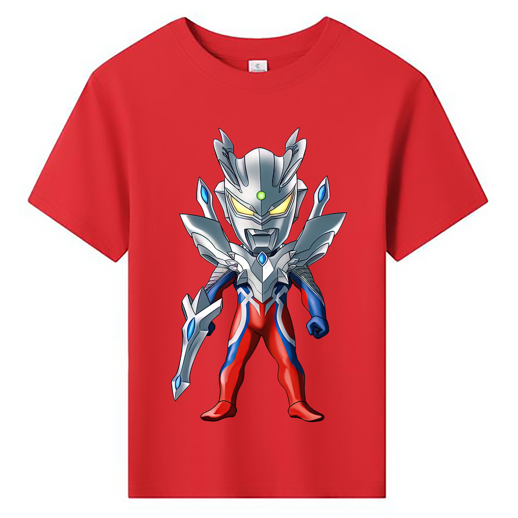 （画像用） ウルトラマン Ultraman 綿100％キッズTシャツ（フロントプリント）