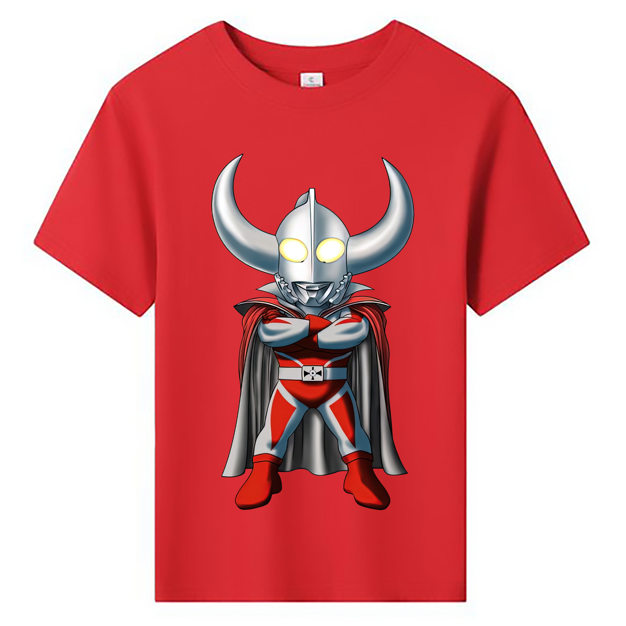 （画像用） ウルトラマン Ultraman 綿100％キッズTシャツ（フロントプリント）