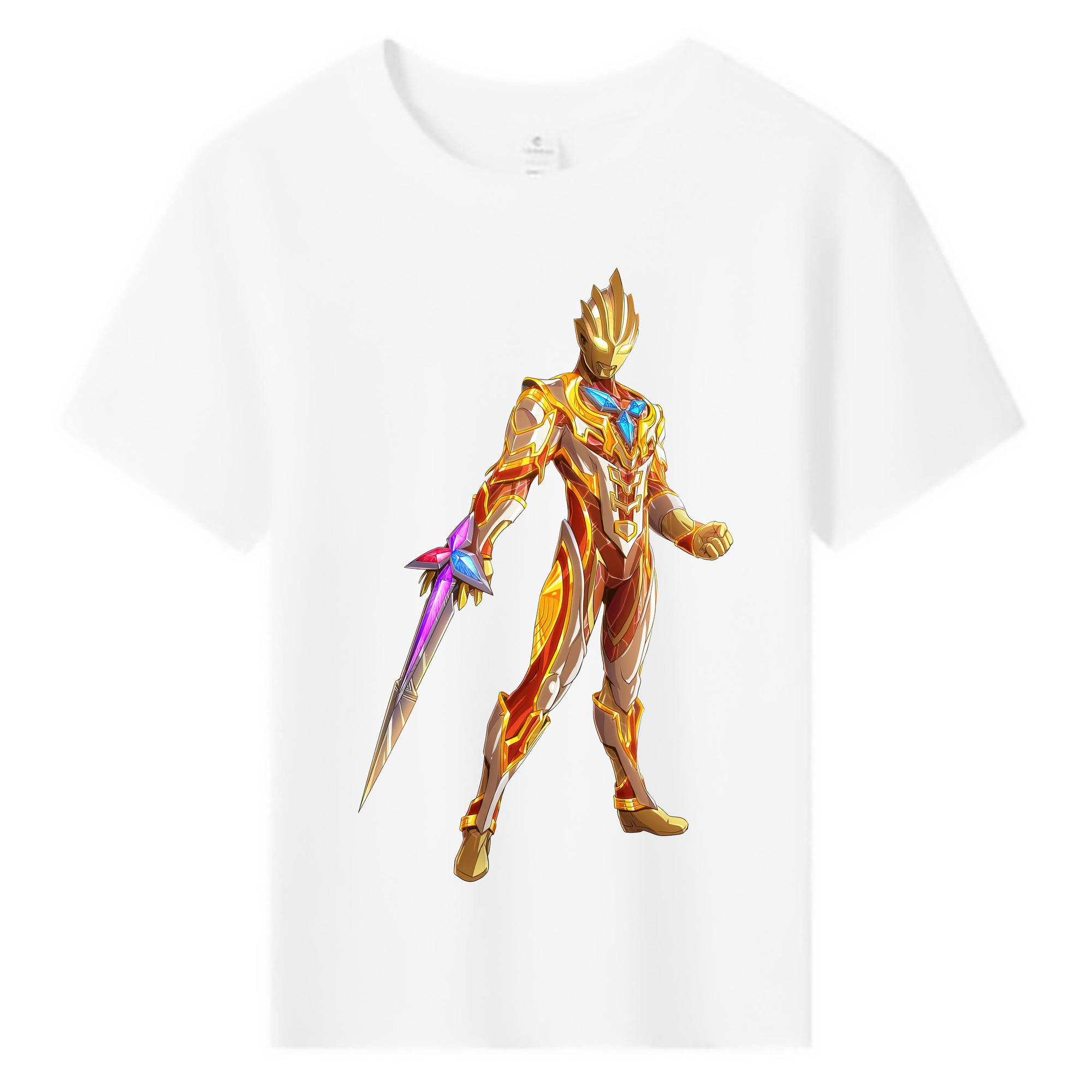 （画像用） ウルトラマン Ultraman 綿100％キッズTシャツ（フロントプリント）