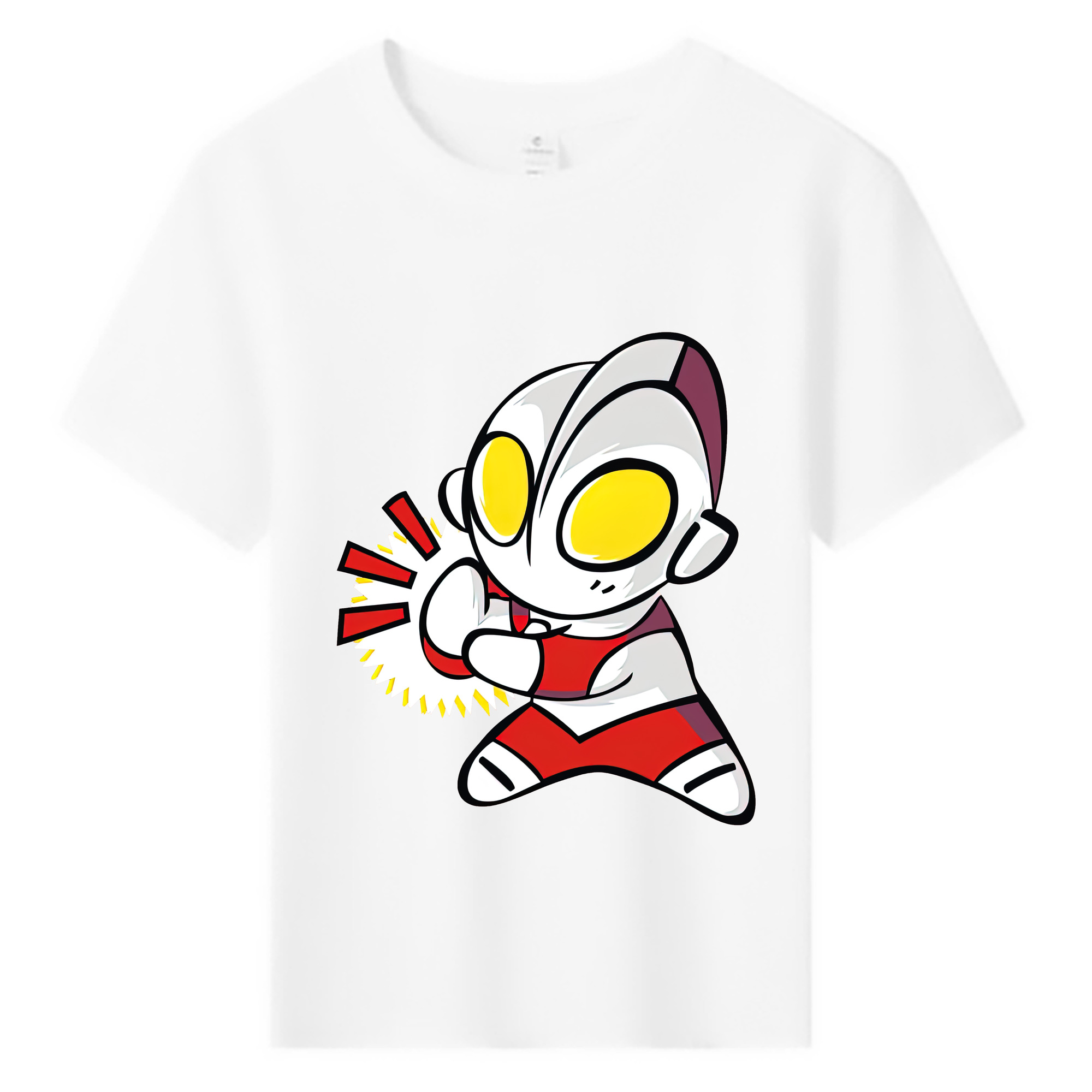 （画像用） ウルトラマン Ultraman 綿100％キッズTシャツ（フロントプリント）