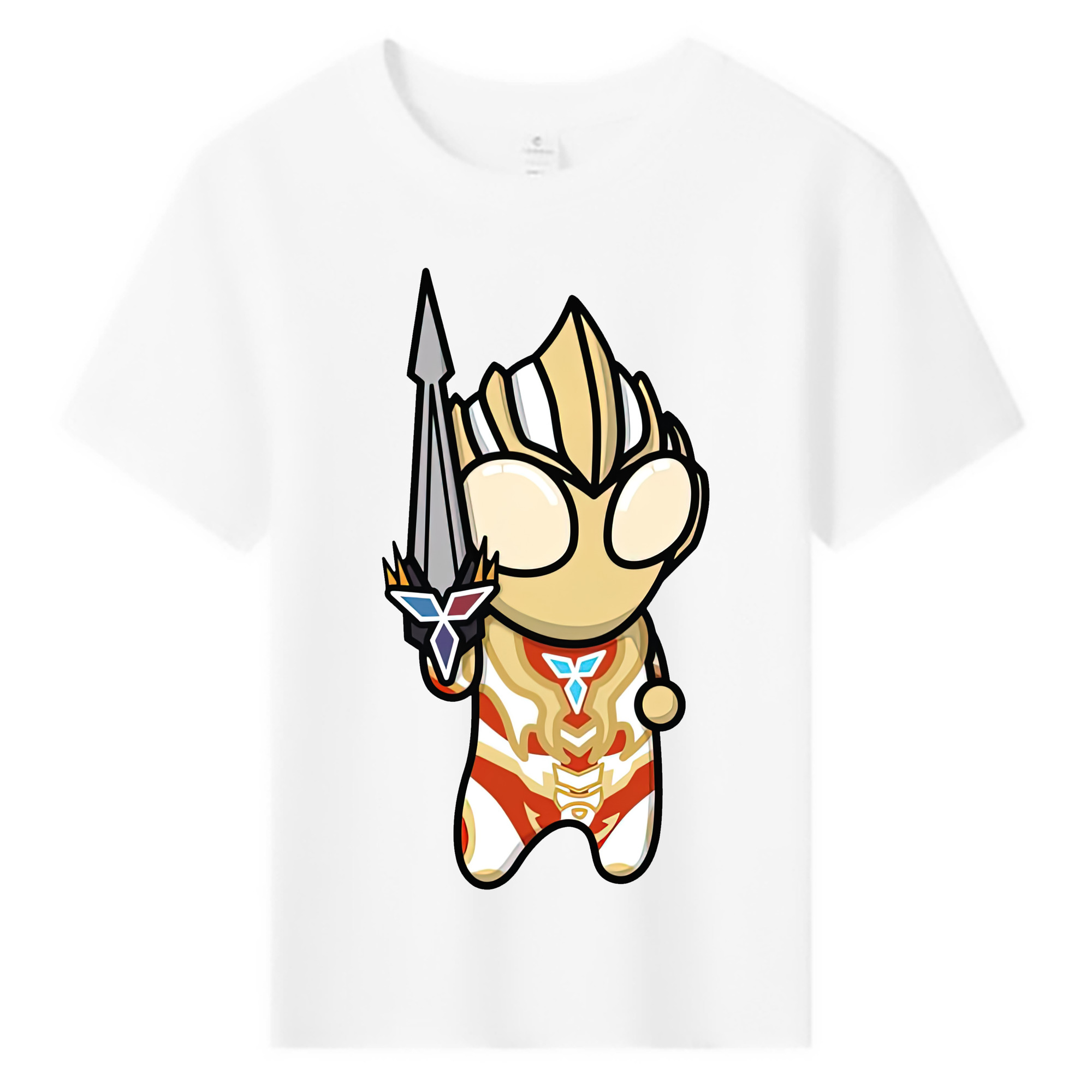 （画像用） ウルトラマン Ultraman 綿100％キッズTシャツ（フロントプリント）