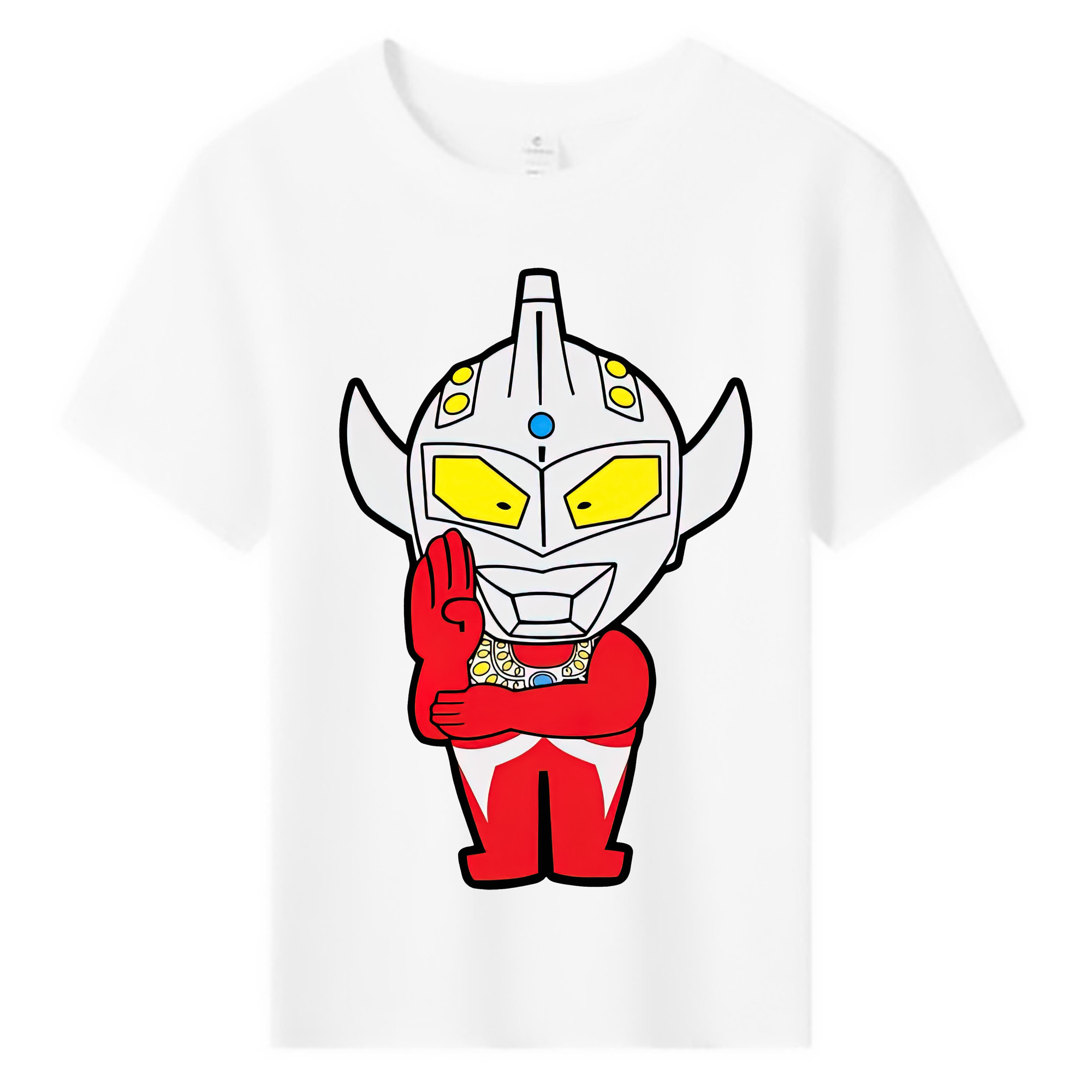 （画像用） ウルトラマン Ultraman 綿100％キッズTシャツ（フロントプリント）