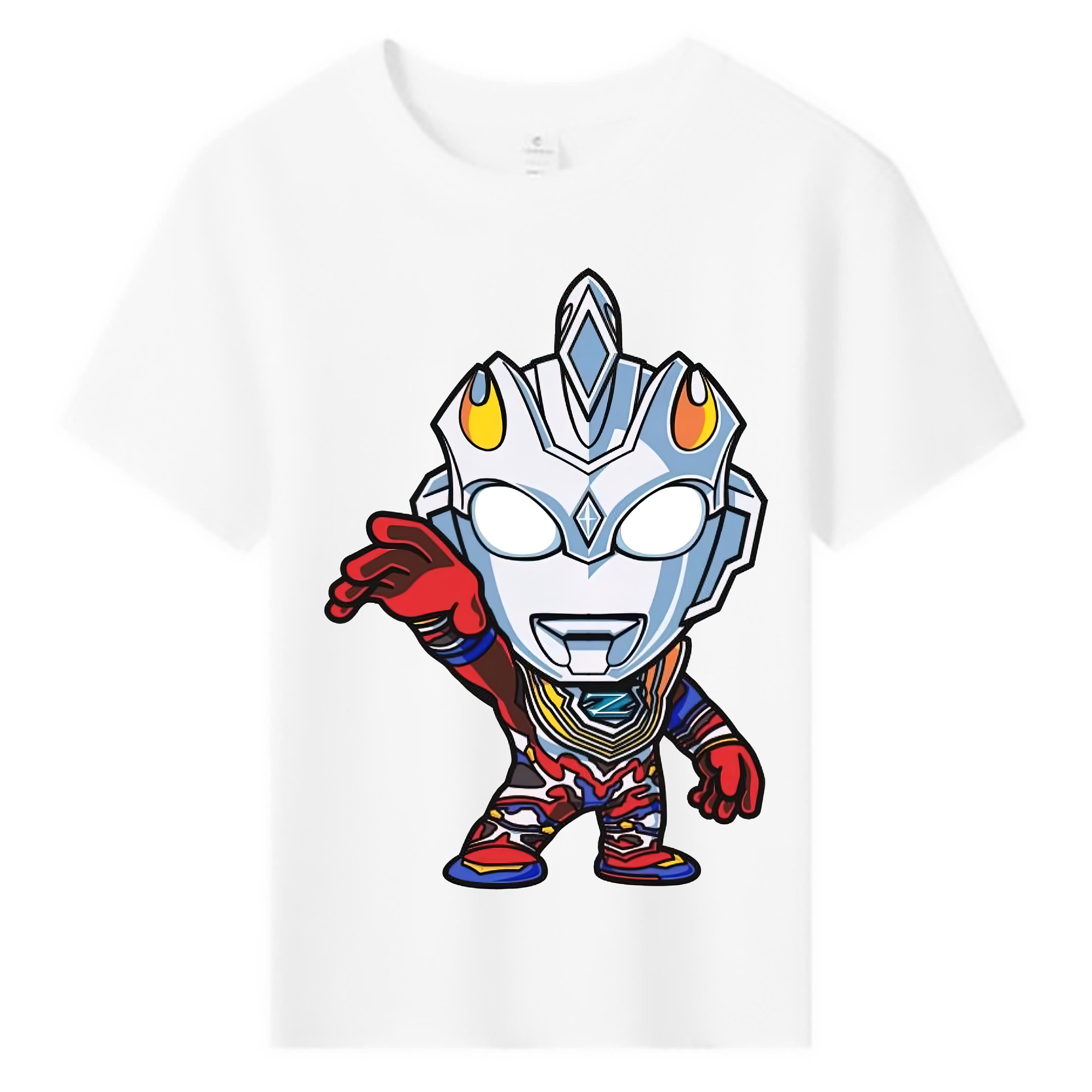 （画像用） ウルトラマン Ultraman 綿100％キッズTシャツ（フロントプリント）