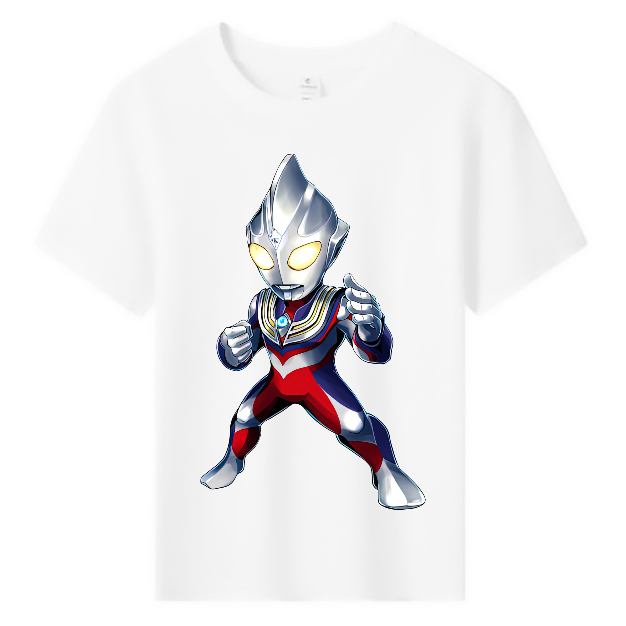 （画像用） ウルトラマン Ultraman 綿100％キッズTシャツ（フロントプリント）