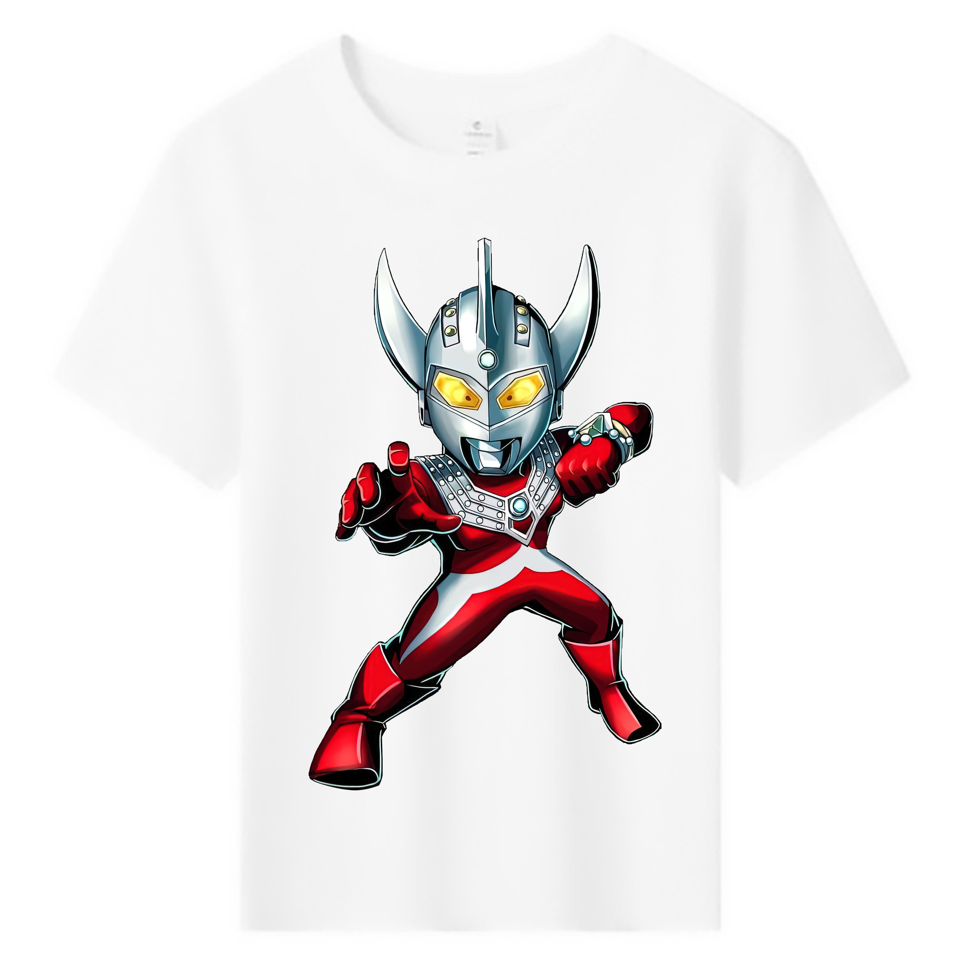 （画像用） ウルトラマン Ultraman 綿100％キッズTシャツ（フロントプリント）