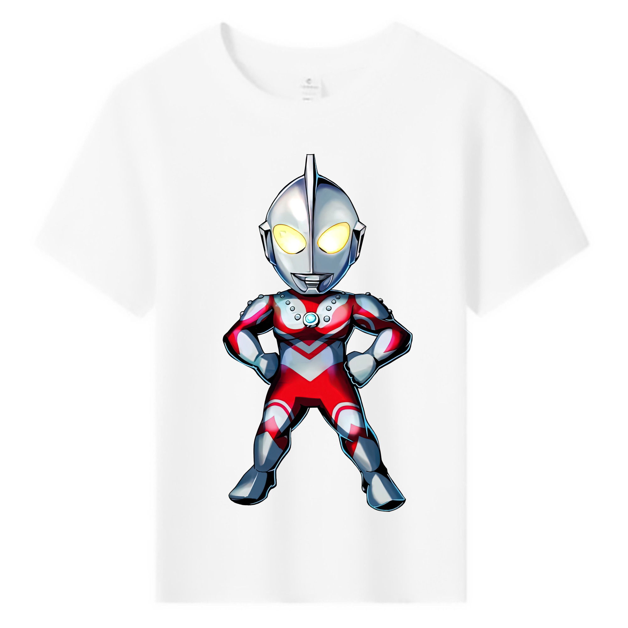 （画像用） ウルトラマン Ultraman 綿100％キッズTシャツ（フロントプリント）