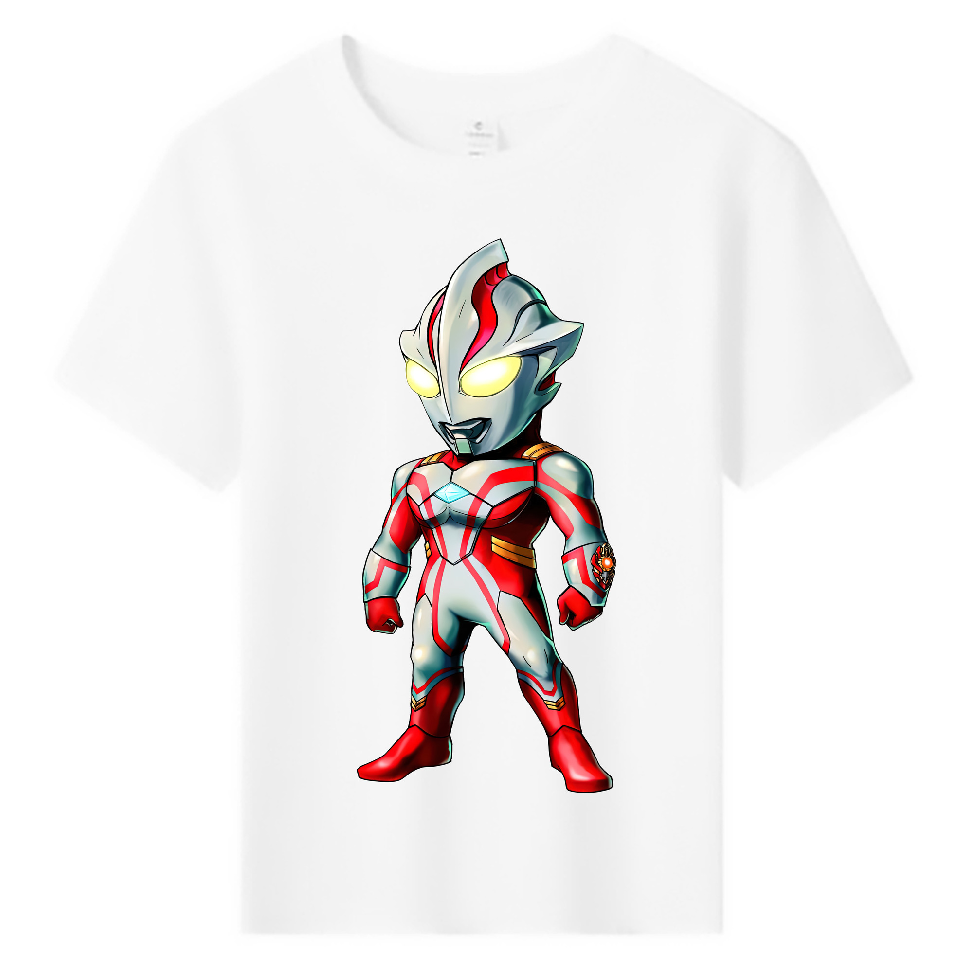 （画像用） ウルトラマン Ultraman 綿100％キッズTシャツ（フロントプリント）